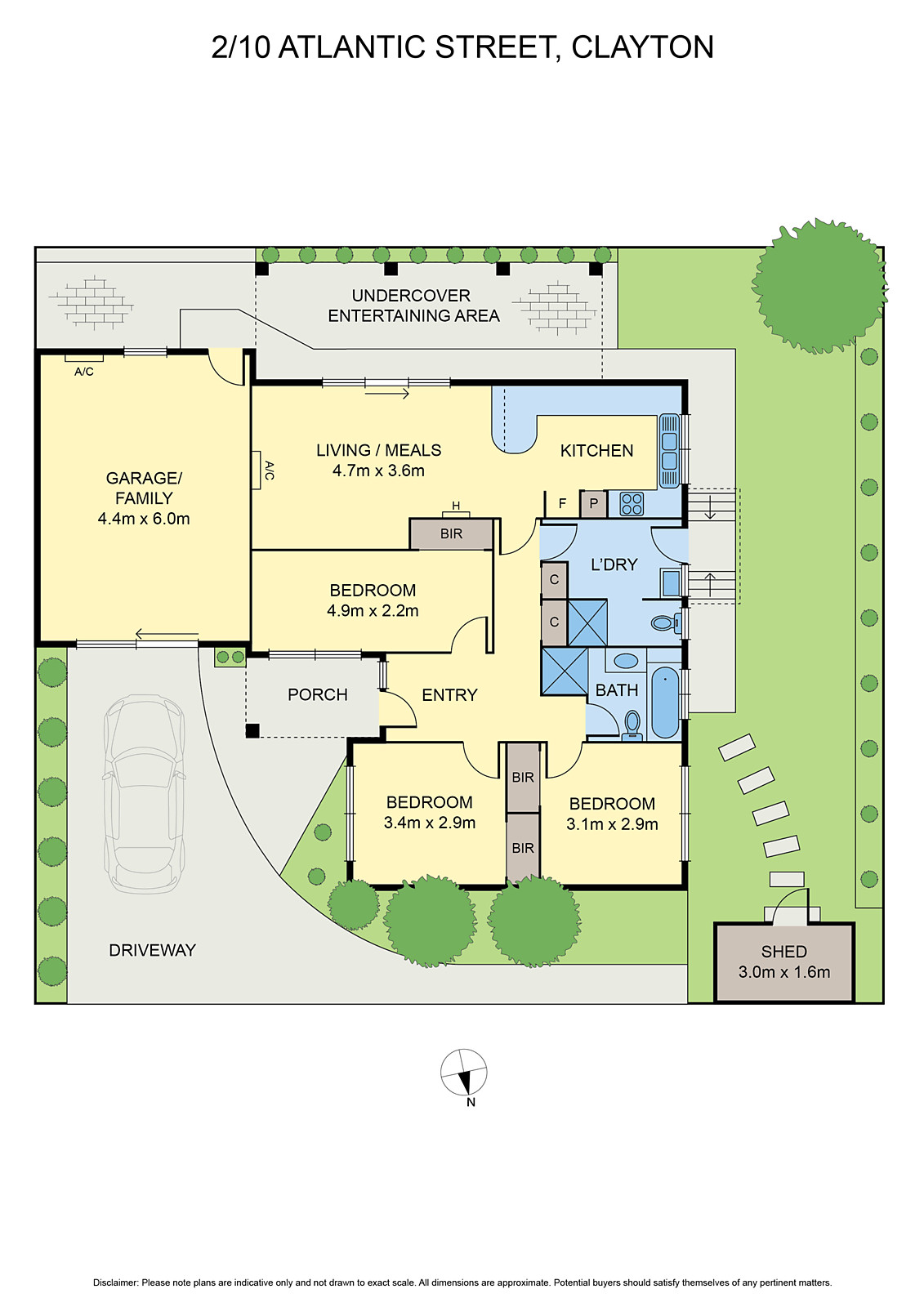 2/10 Atlantic Street, Clayton VIC 3168 - Floorplan