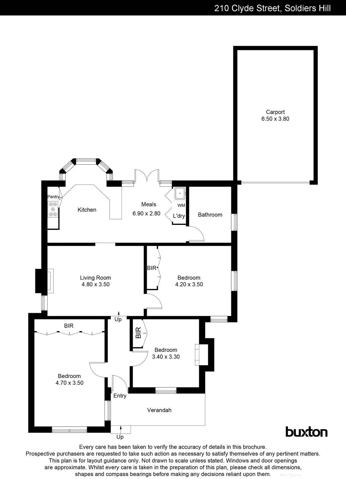 210 Clyde Street, Soldiers Hill VIC 3350 - Floorplan