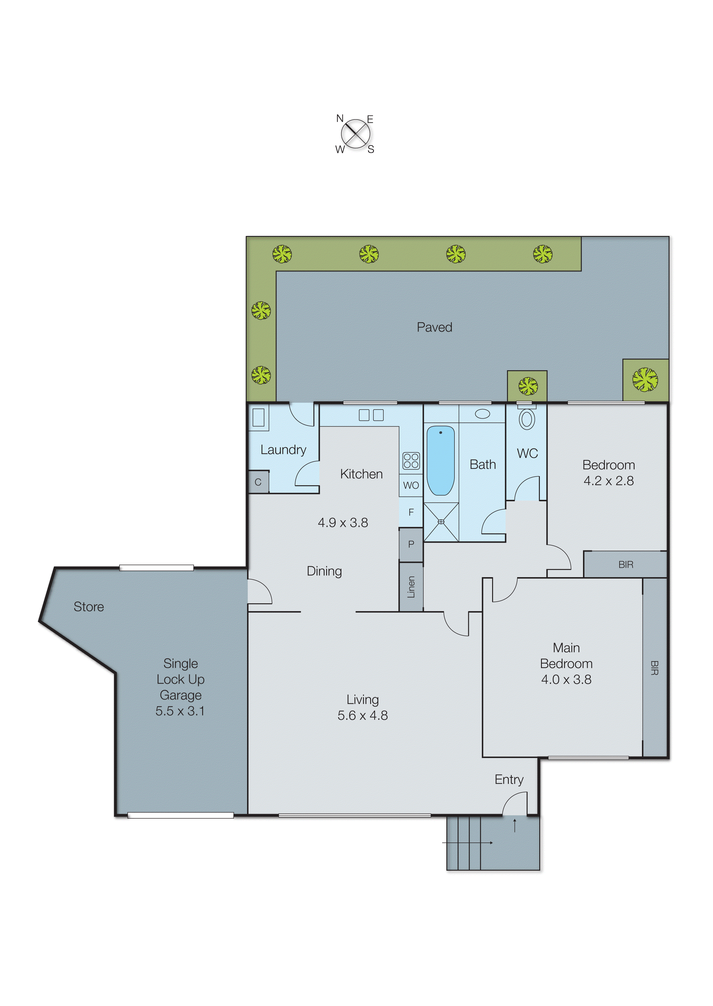 2/10 Epsom Road, Mordialloc VIC 3195 - Floorplan