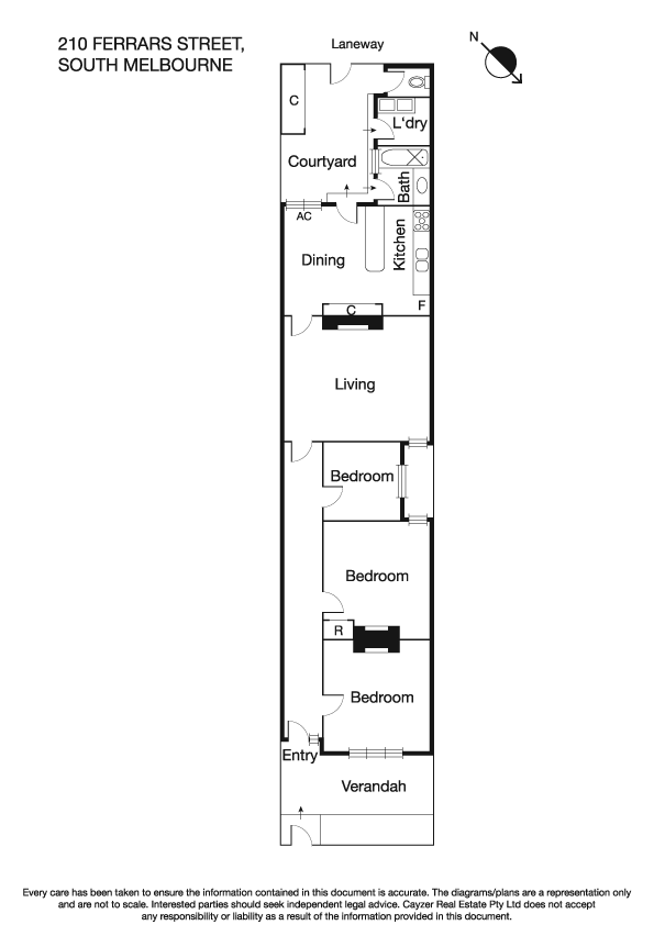 210 Ferrars Street, SOUTH MELBOURNE VIC 3205 - Floorplan