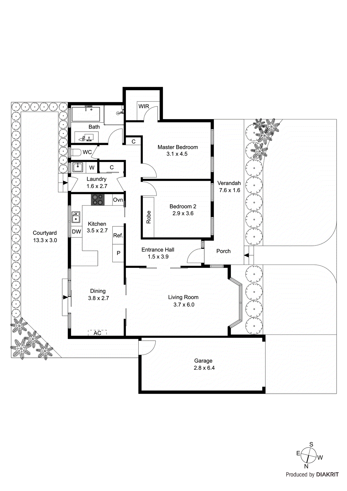 2/10 Glenmore Crescent, Black Rock VIC 3193 - Floorplan