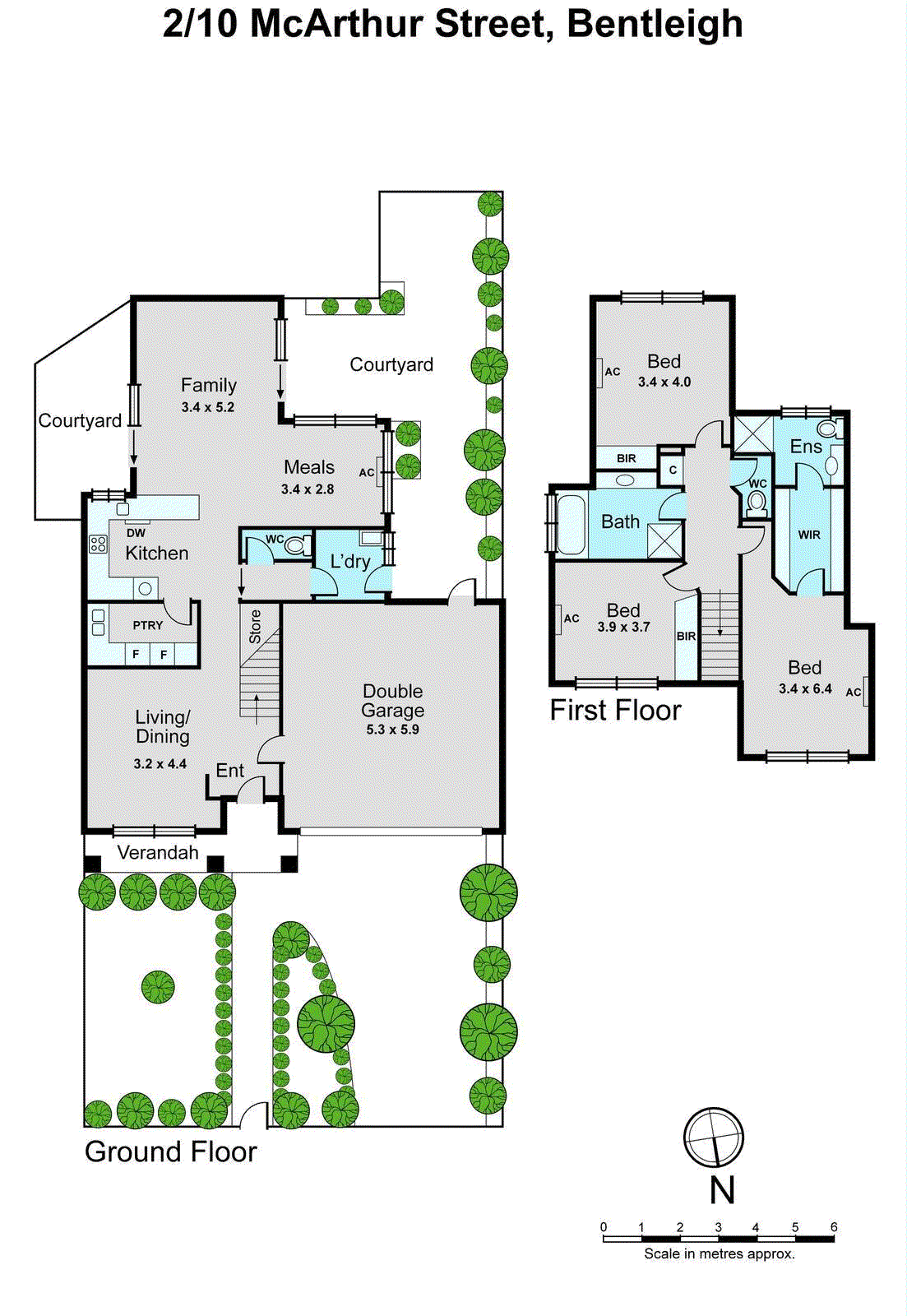2/10 McArthur Street, Bentleigh VIC 3204 - Floorplan