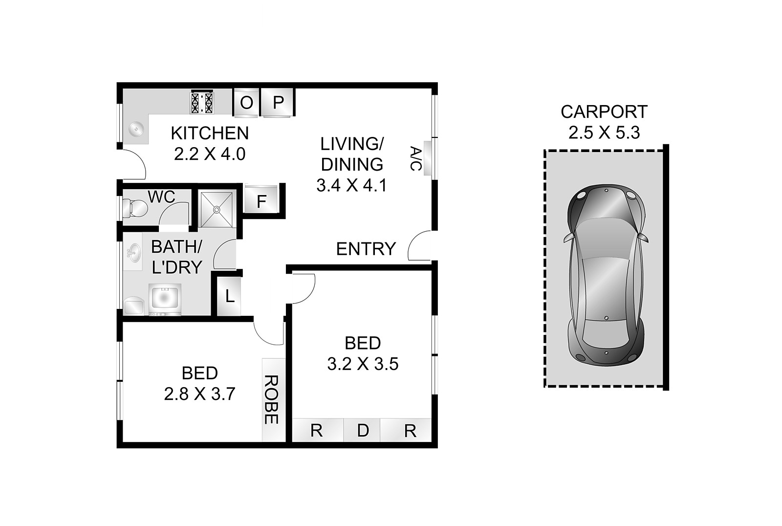 2/10 Oliver Street, Manifold Heights VIC 3218 - Floorplan