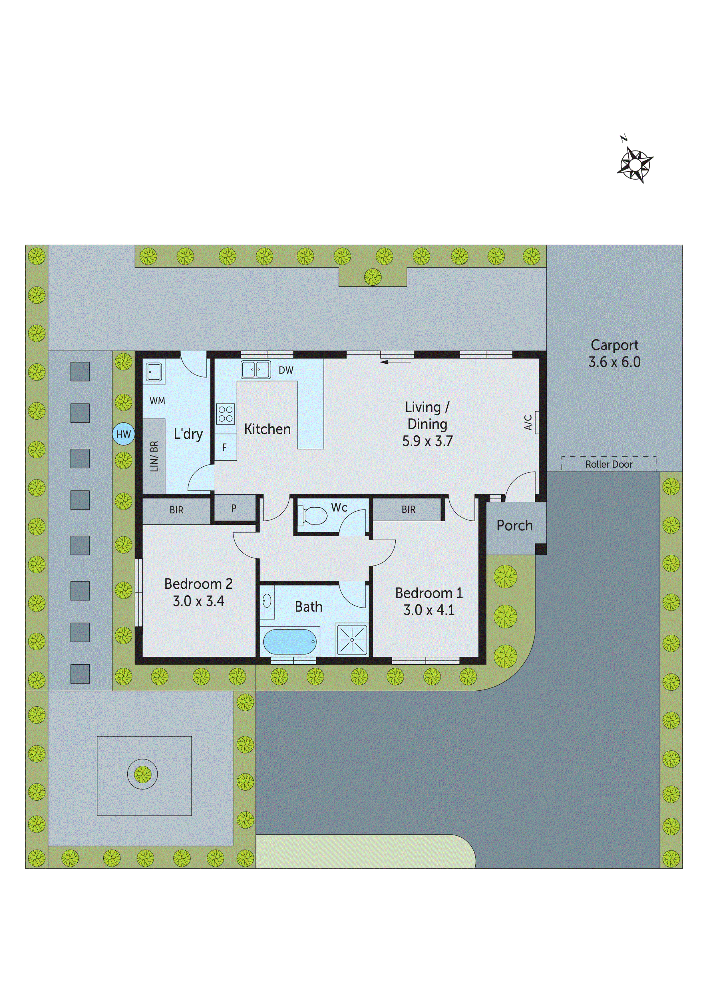2/10 Rotherham Street, Belmont VIC 3216 - Floorplan