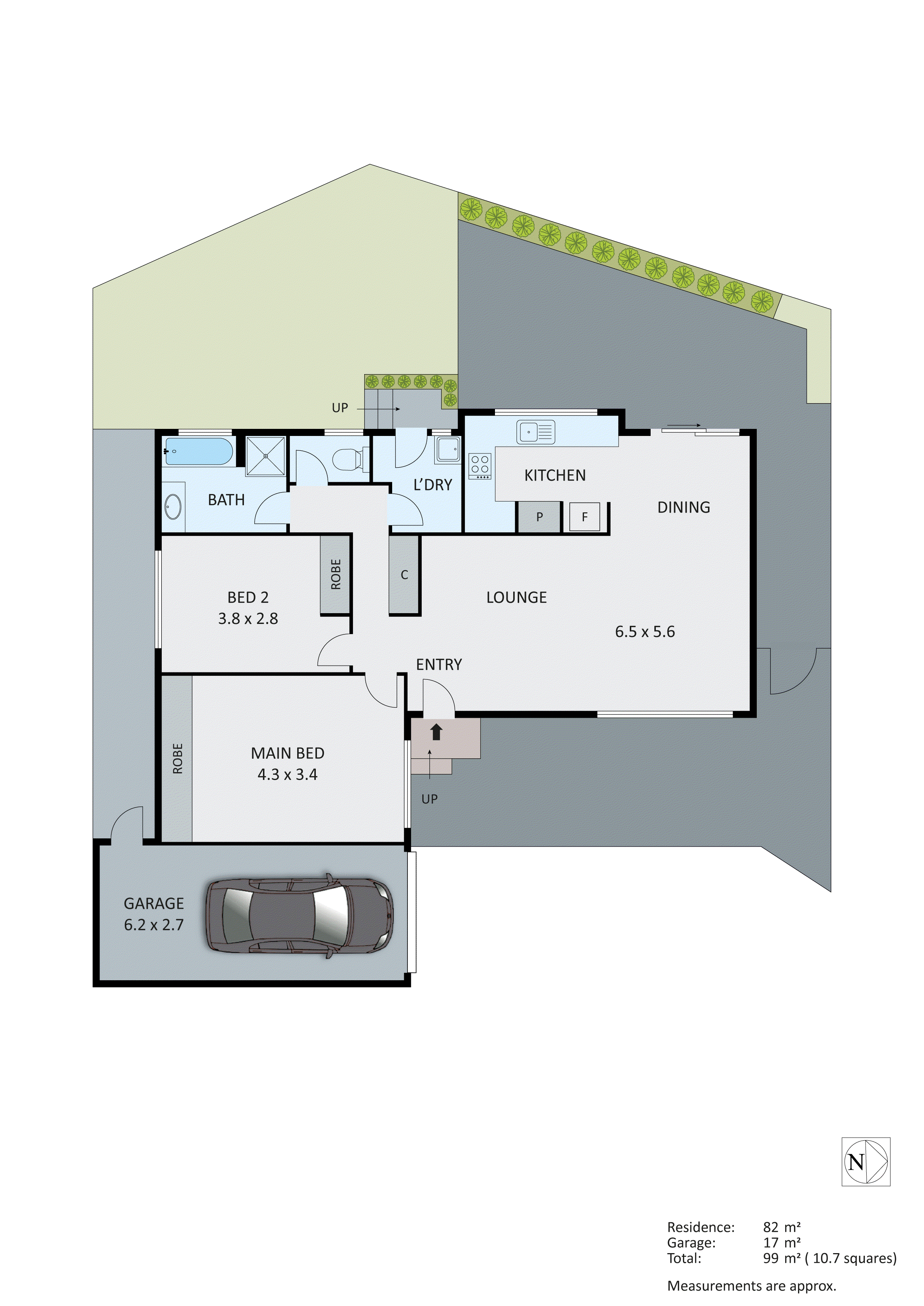 2/10 Willow-Glen Court, Dingley Village VIC 3172 - Floorplan