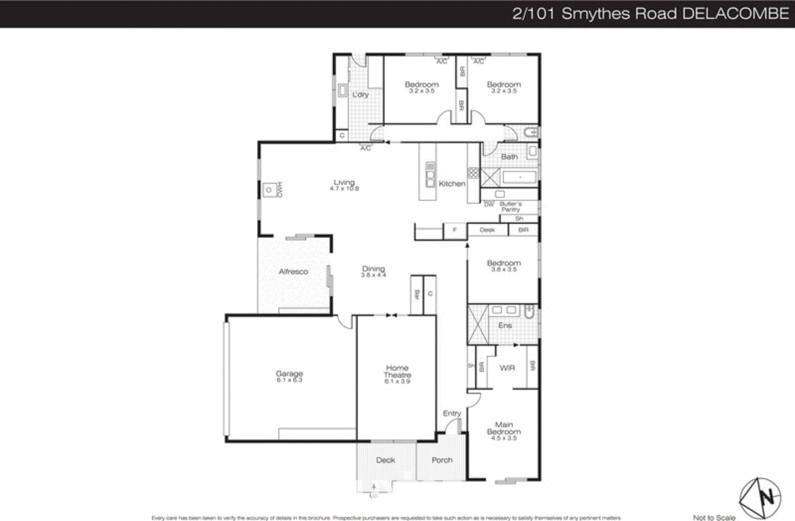 2/101 Smythes Road, Delacombe VIC 3356 - Floorplan