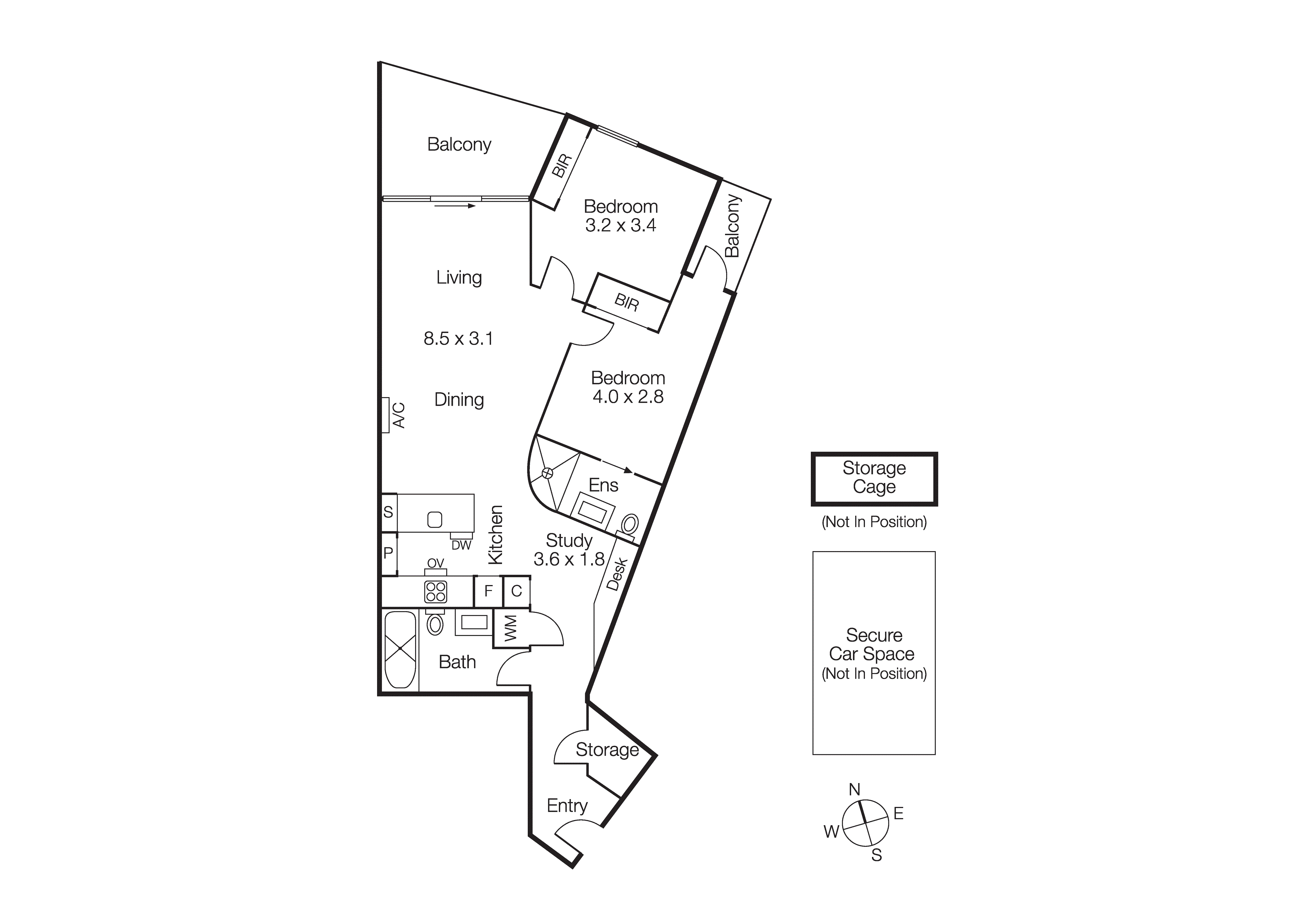 210/12 Martin Street, St Kilda VIC 3182 - Floorplan