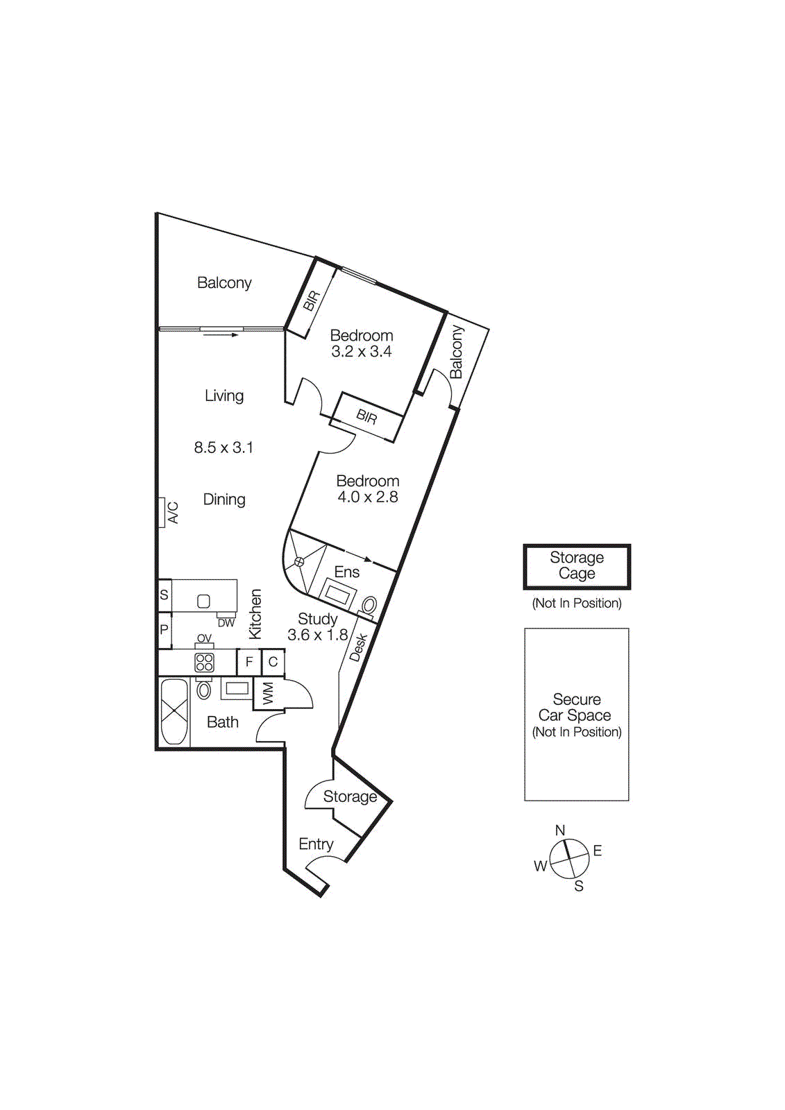 210/12 Martin Street, St Kilda VIC 3182 - Floorplan