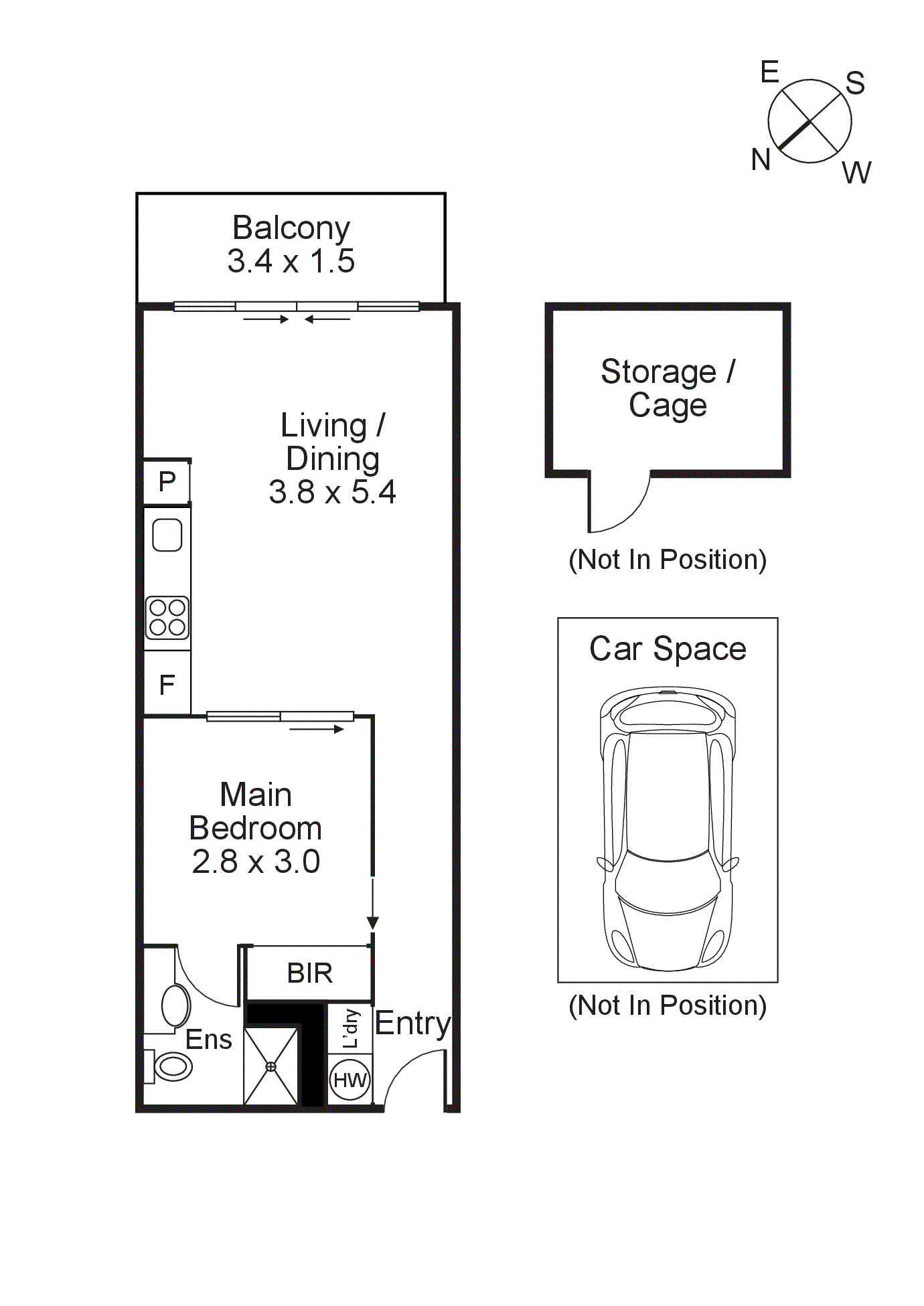 210/33 Cliveden Close, East Melbourne VIC 3002 - Floorplan