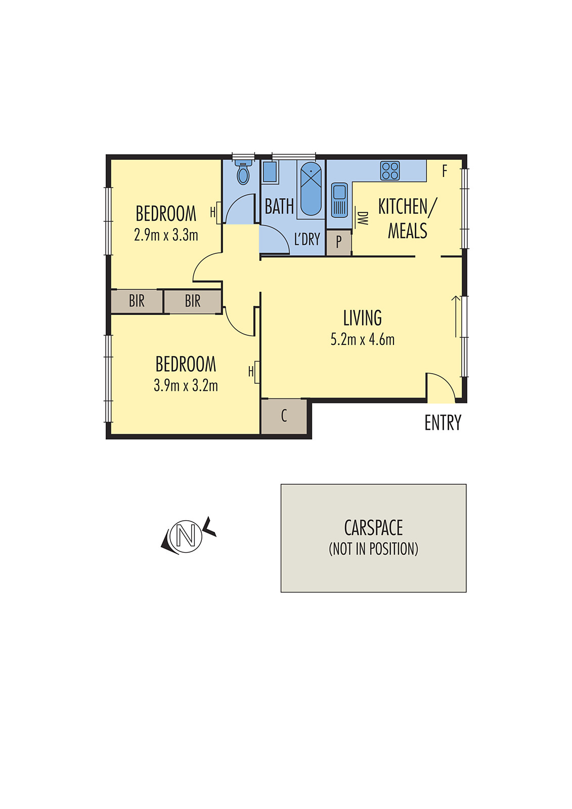 2/105 Atherton Road, Oakleigh VIC 3166 - Floorplan