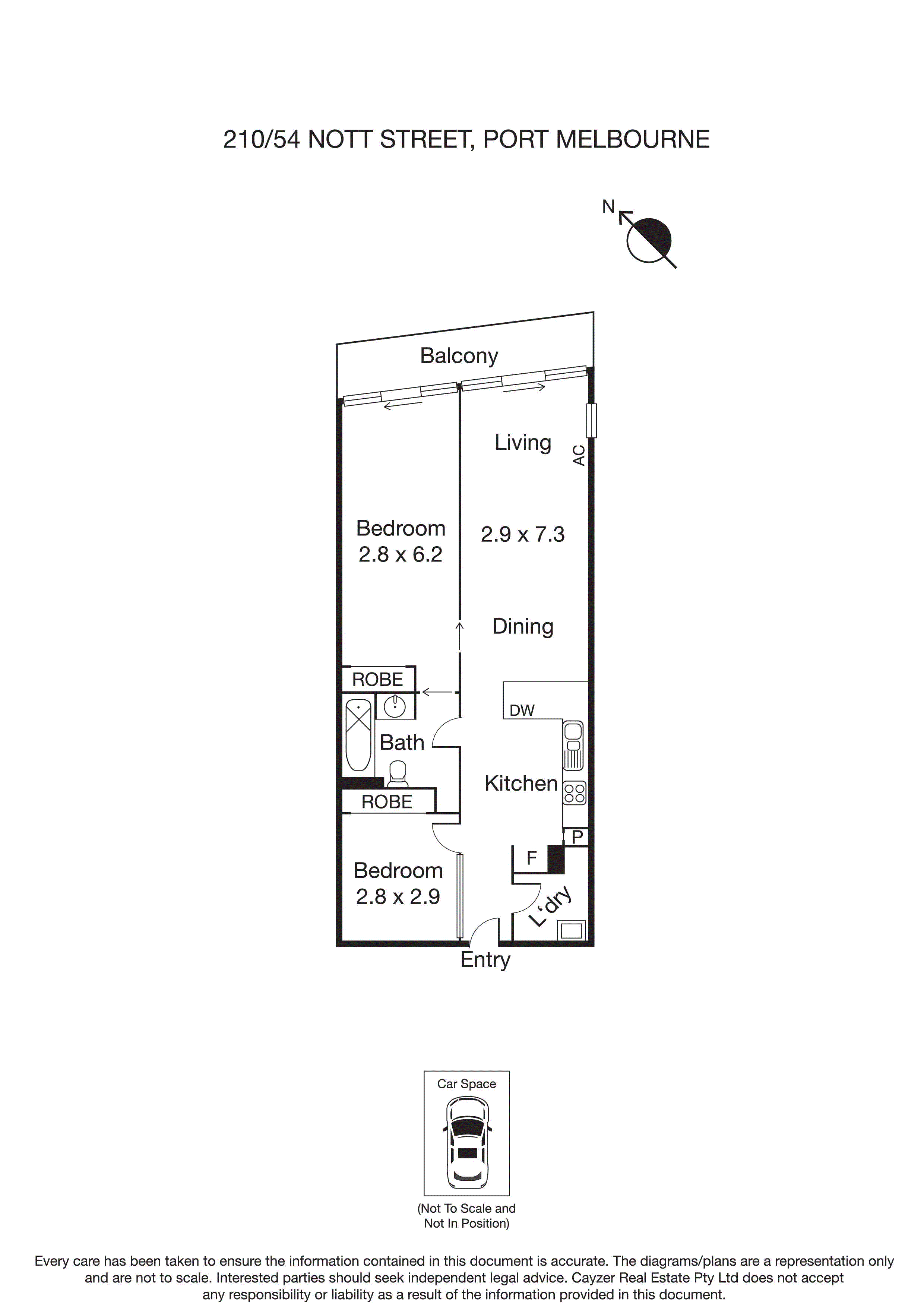 210/54 Nott Street, PORT MELBOURNE VIC 3207 - Floorplan