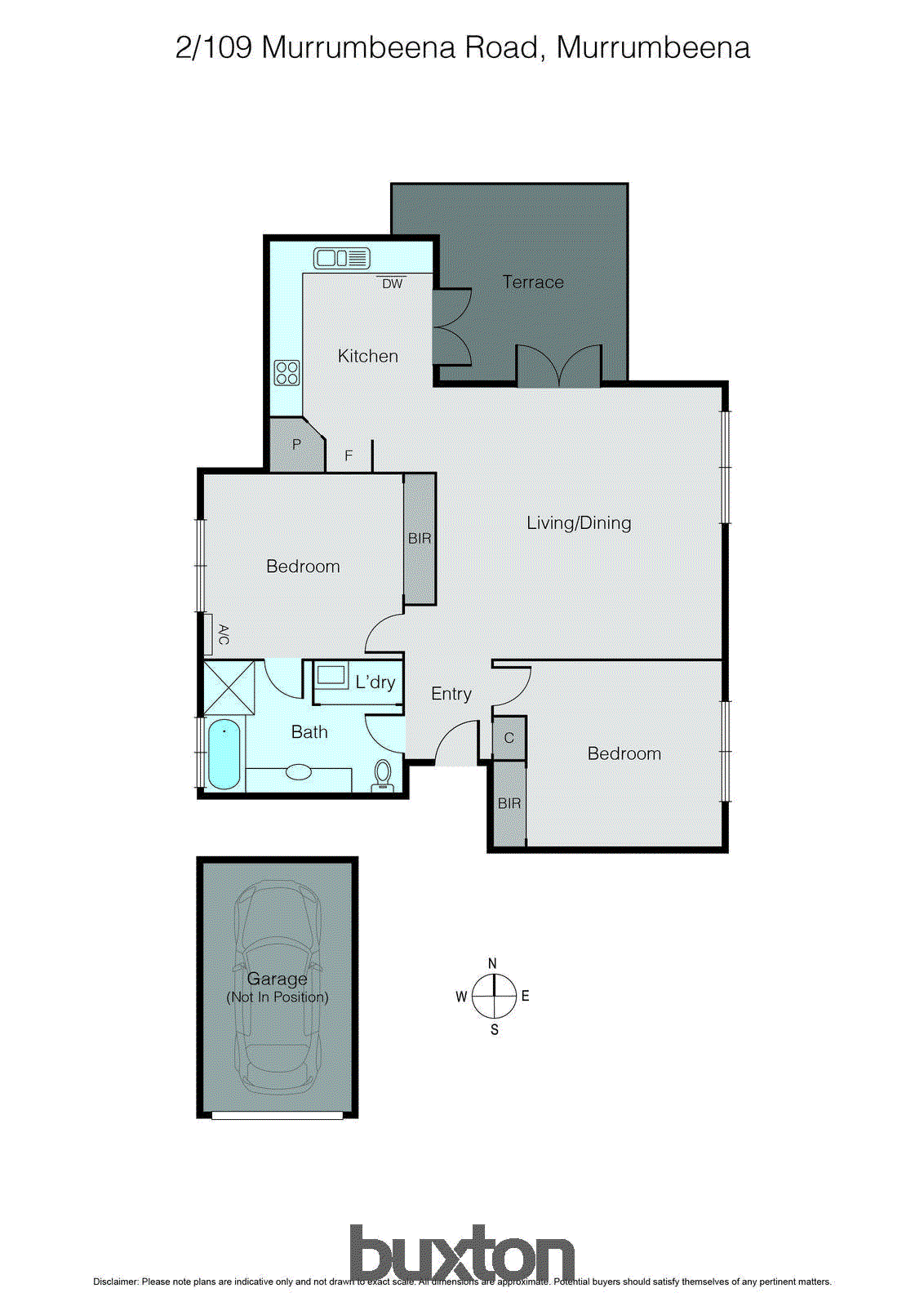 2/109 Murrumbeena Road, Murrumbeena VIC 3163 - Floorplan