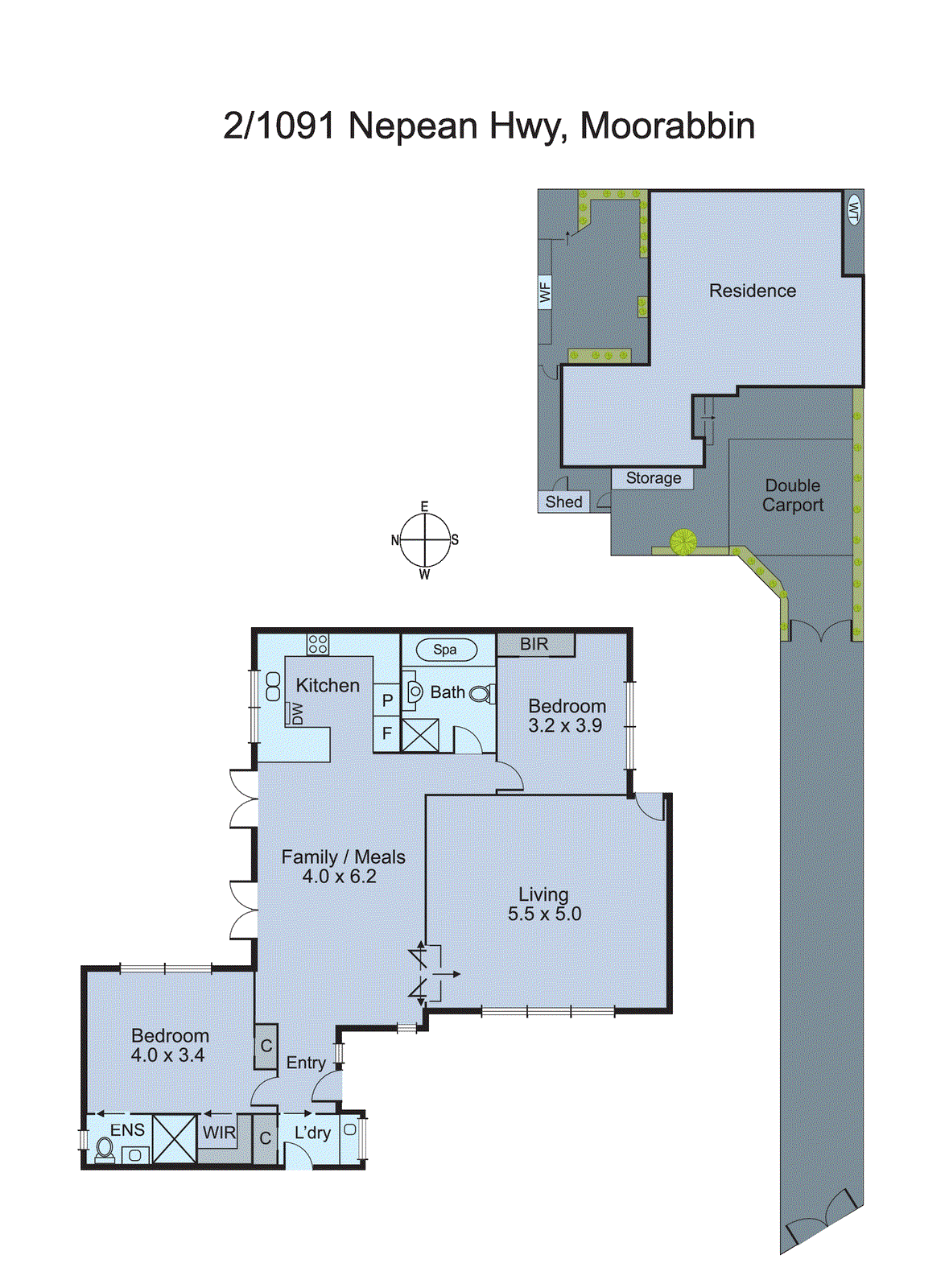 2/1091 Nepean Highway, Moorabbin VIC 3189 - Floorplan
