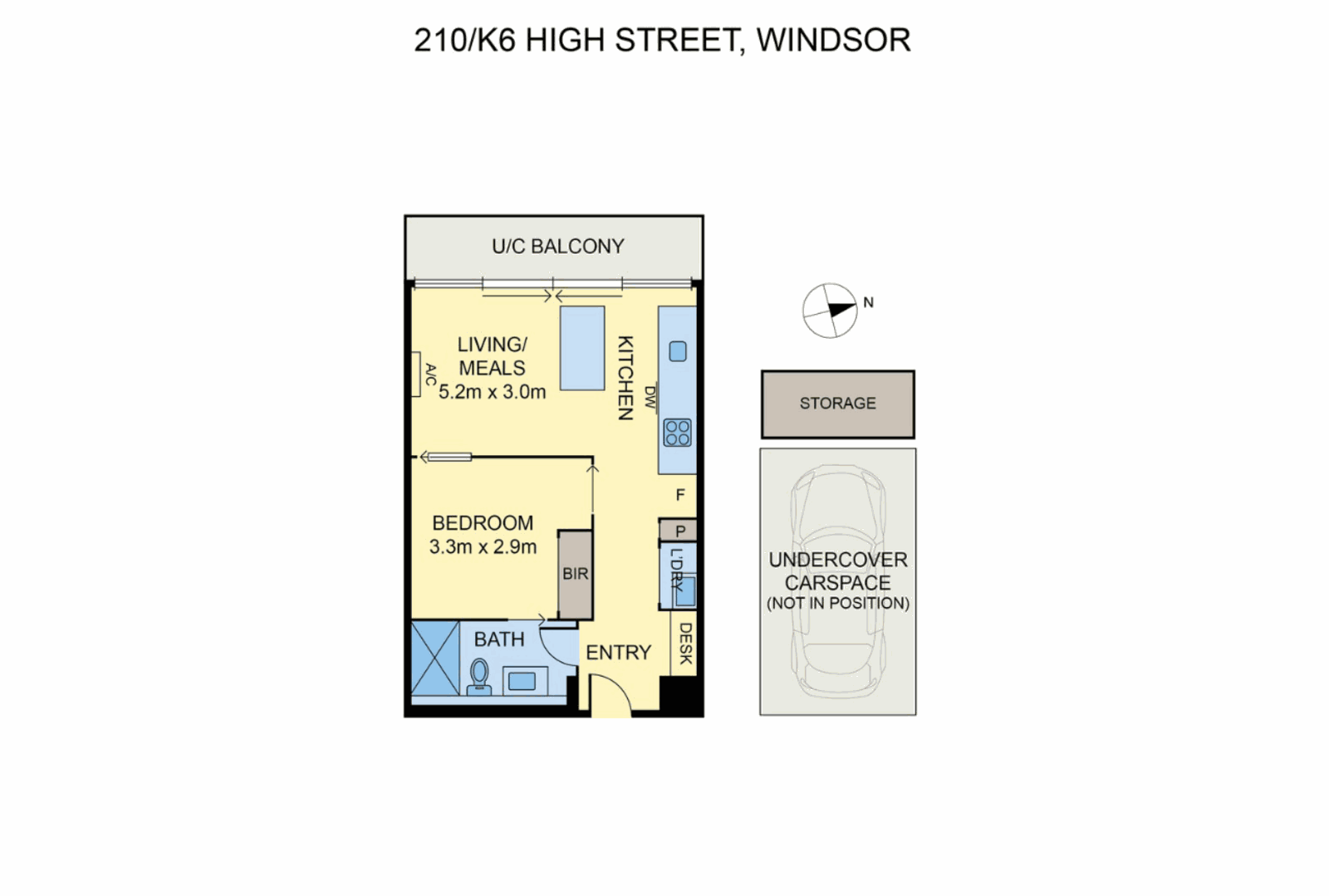 210/K6 High Street, Windsor VIC 3181 - Floorplan