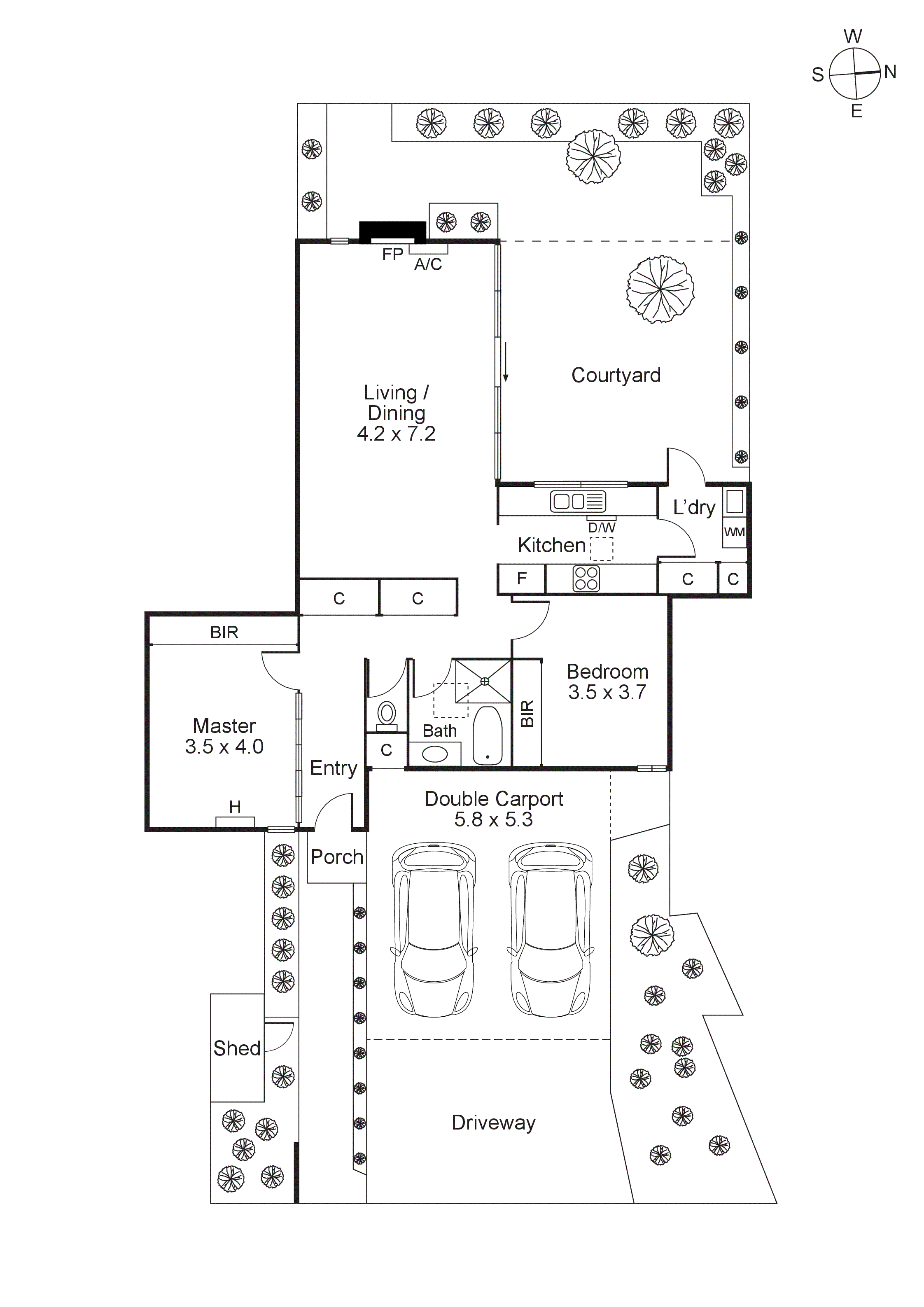 2/11 Bent Parade, Black Rock VIC 3193 - Floorplan