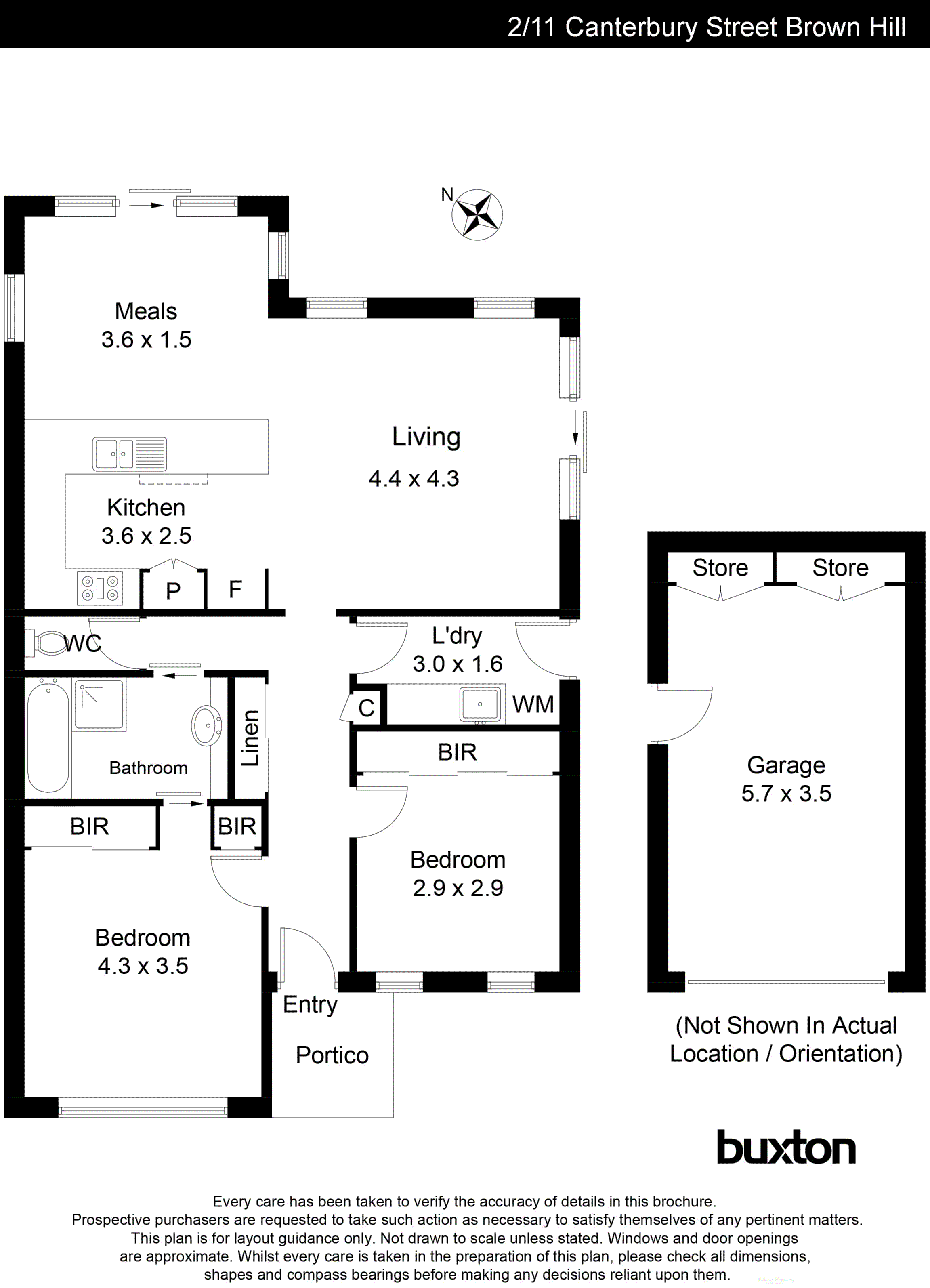 2/11 Canterbury Street, Brown Hill VIC 3350 - Floorplan
