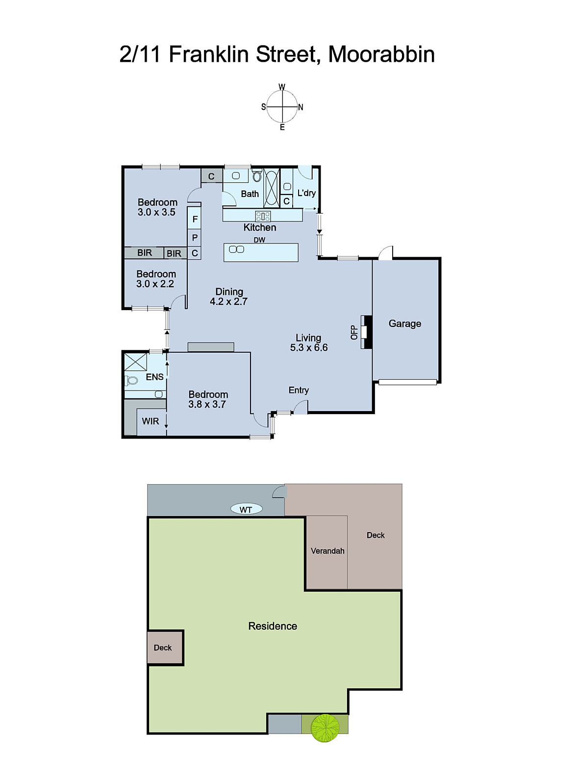 2/11 Franklin Street, Moorabbin VIC 3189 - Floorplan