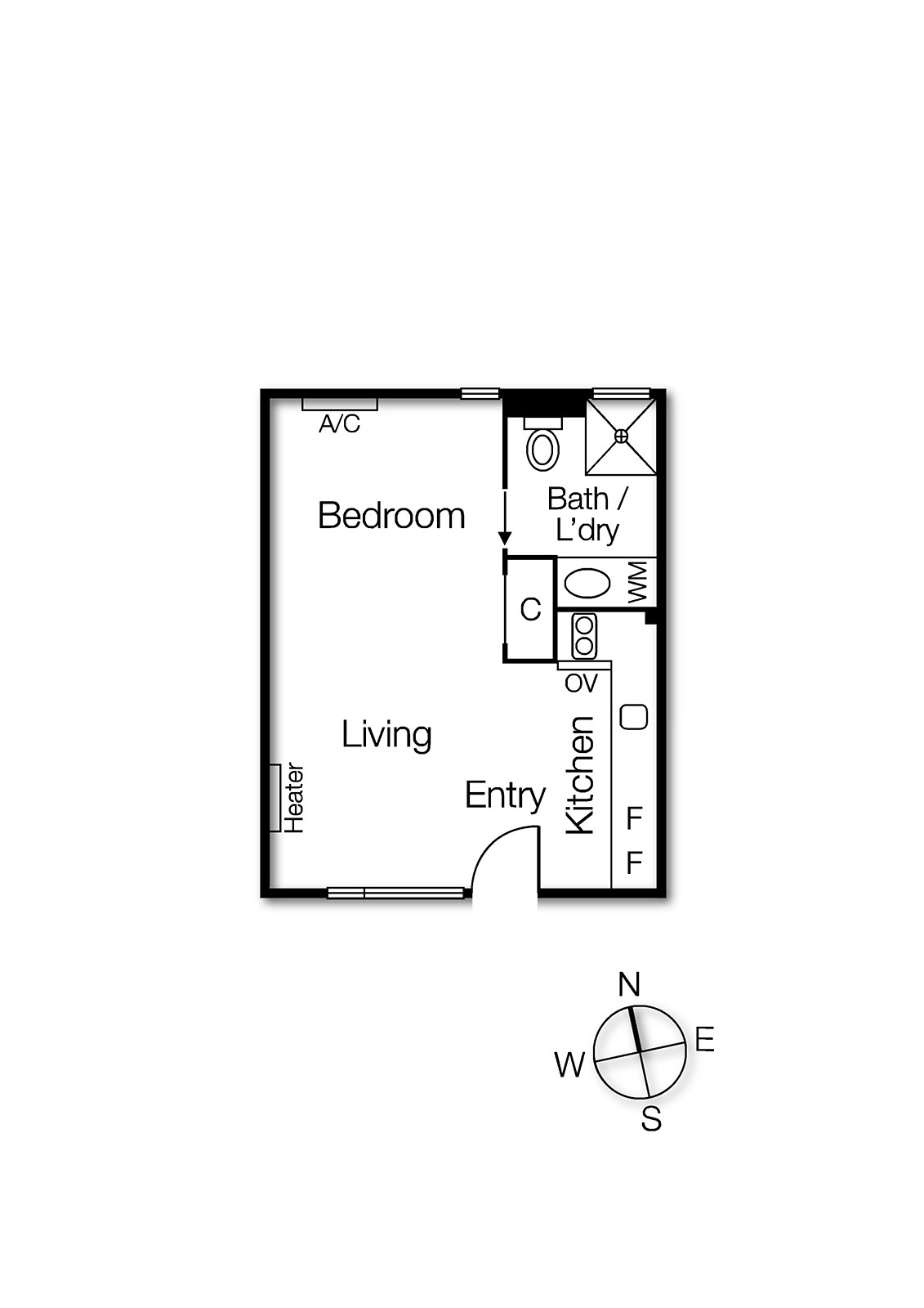 21/1 Lumley Court, Prahran VIC 3181 - Floorplan