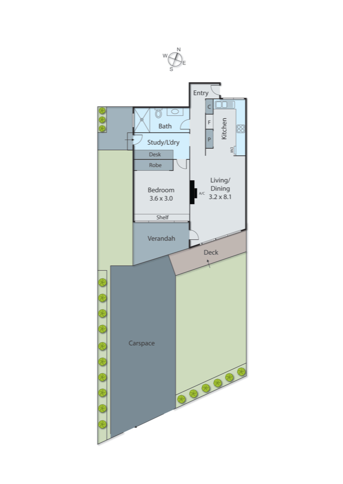 2/11 McDonald Street, Mordialloc VIC 3195 - Floorplan