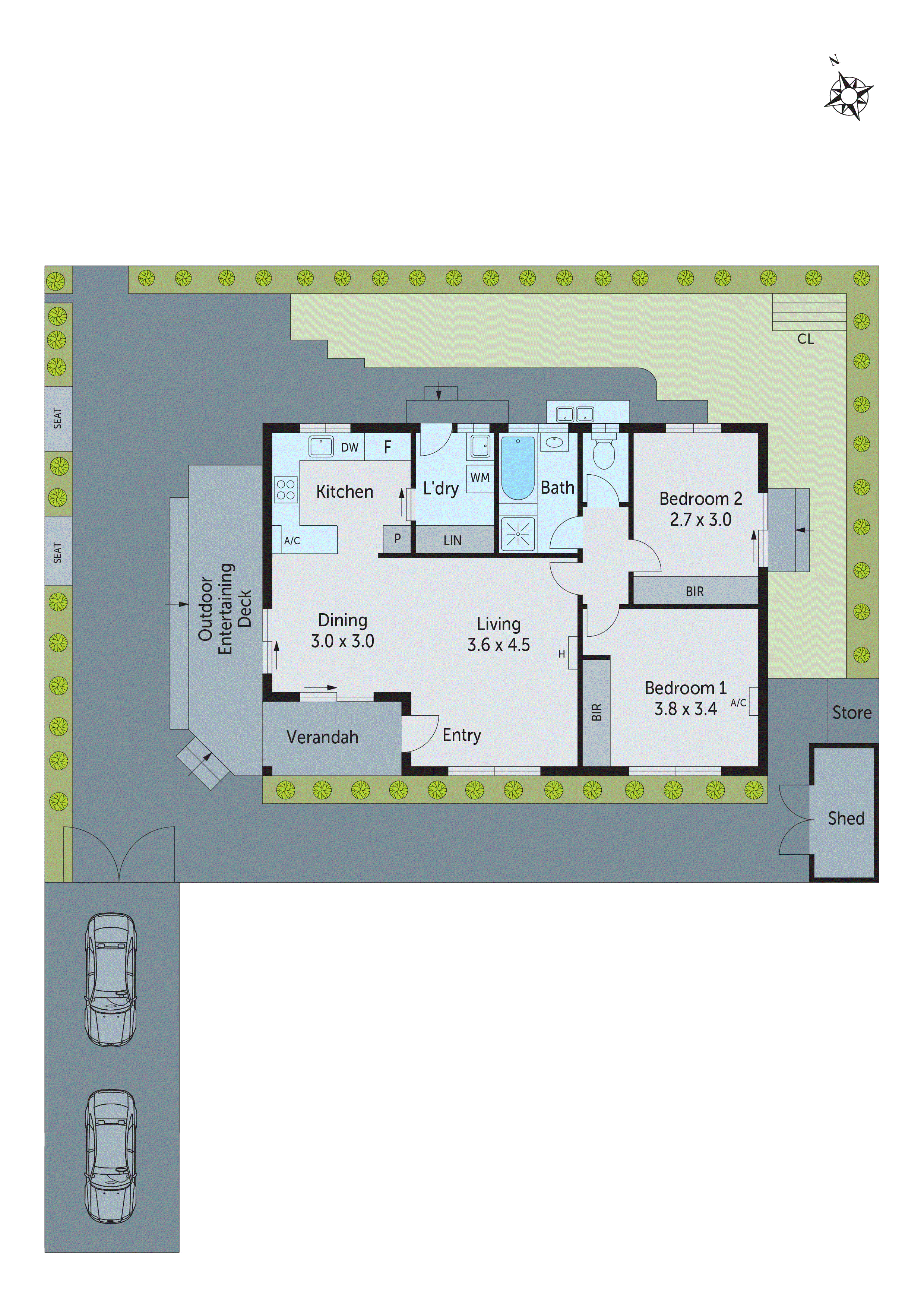 2/11 McNeill Avenue, East Geelong VIC 3219 - Floorplan