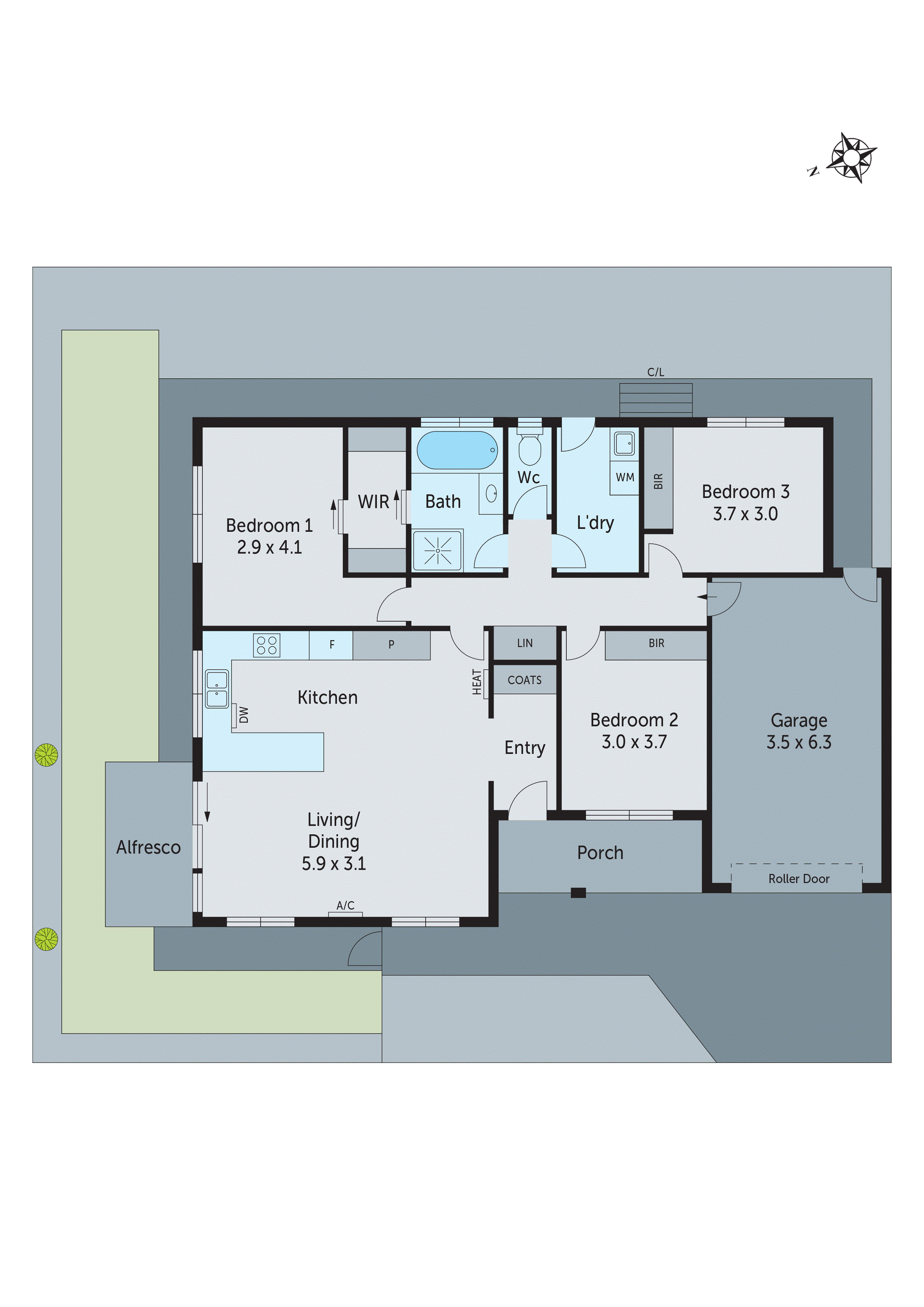 2/11 Michael Court, Grovedale VIC 3216 - Floorplan