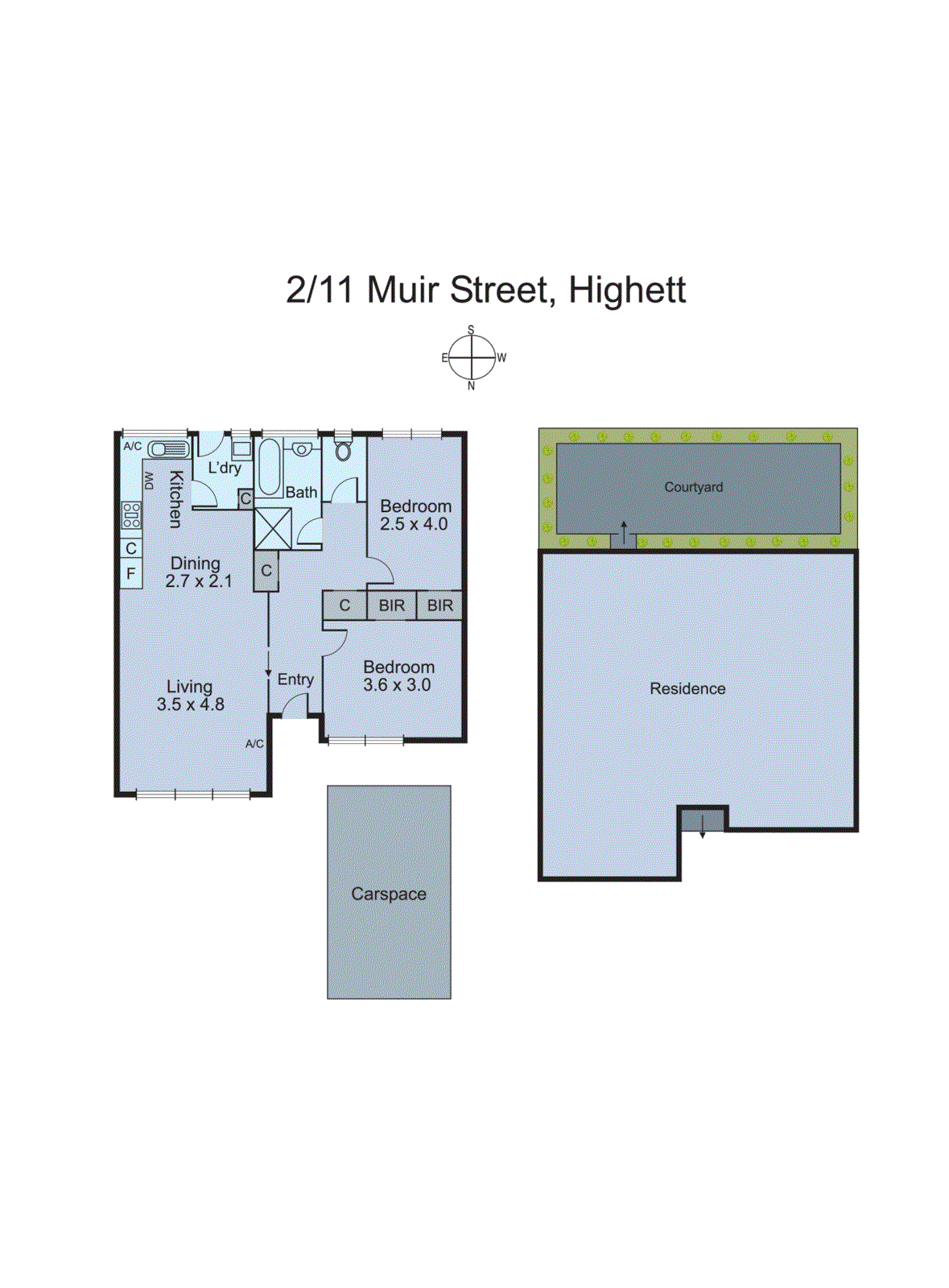 2/11 Muir Street, Highett VIC 3190 - Floorplan