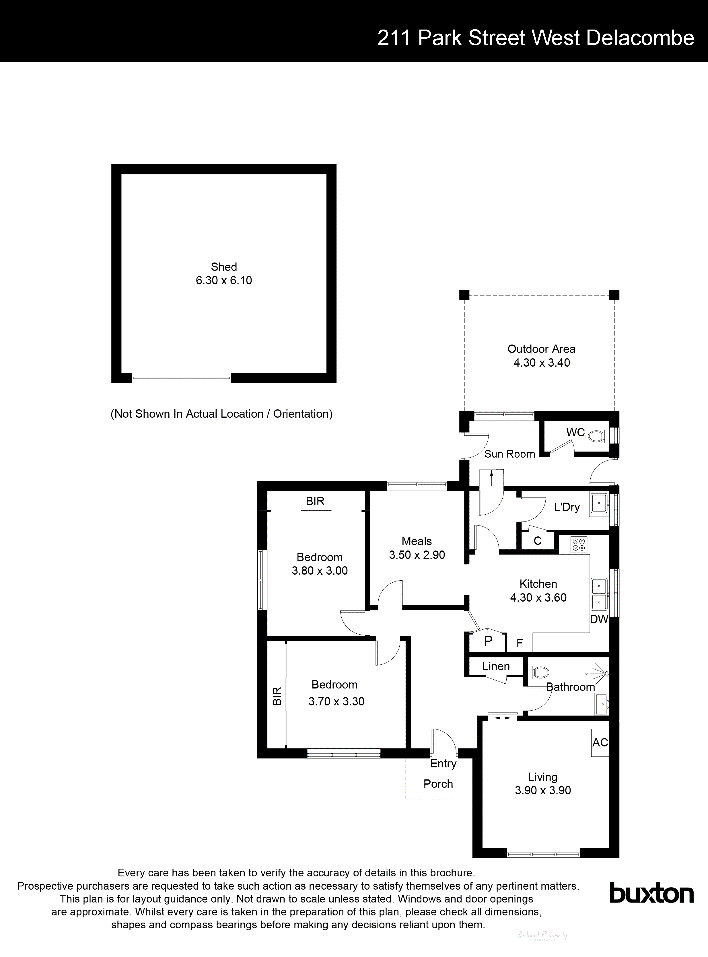 211 Park Street West, Delacombe VIC 3356 - Floorplan
