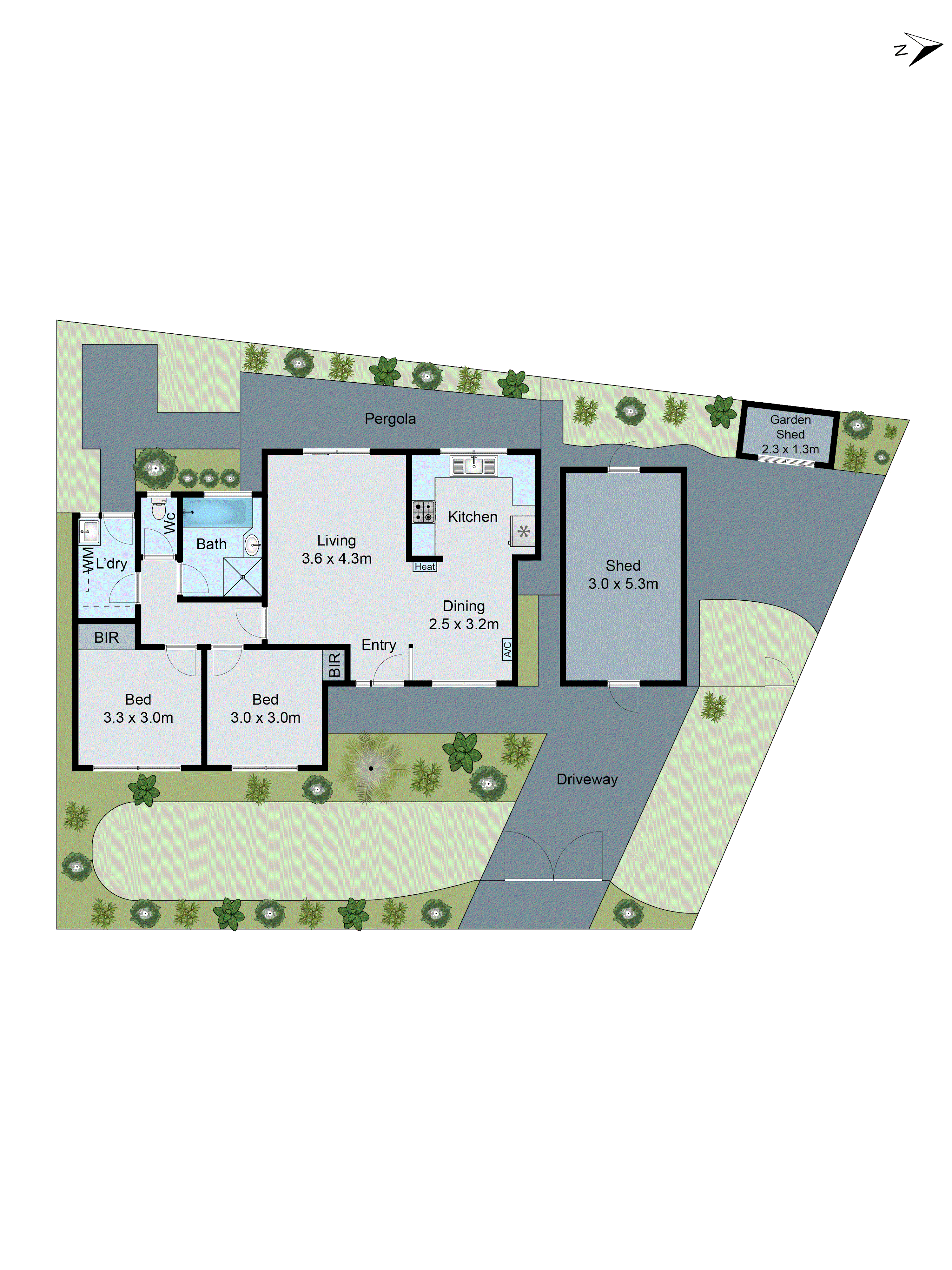 2/110 Solar Drive, Whittington VIC 3219 - Floorplan