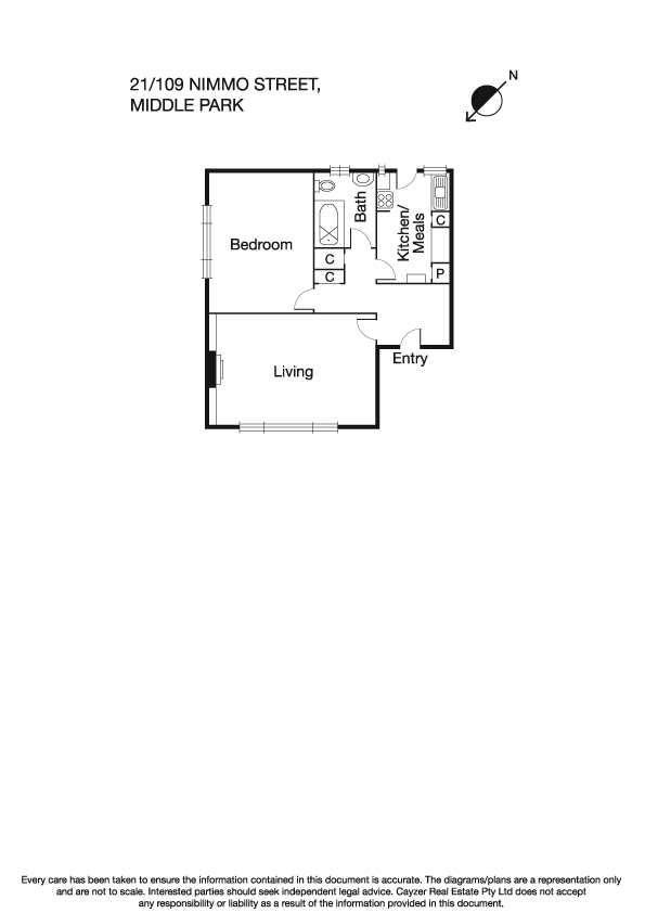 21/109 Nimmo Street, MIDDLE PARK VIC 3206 - Floorplan
