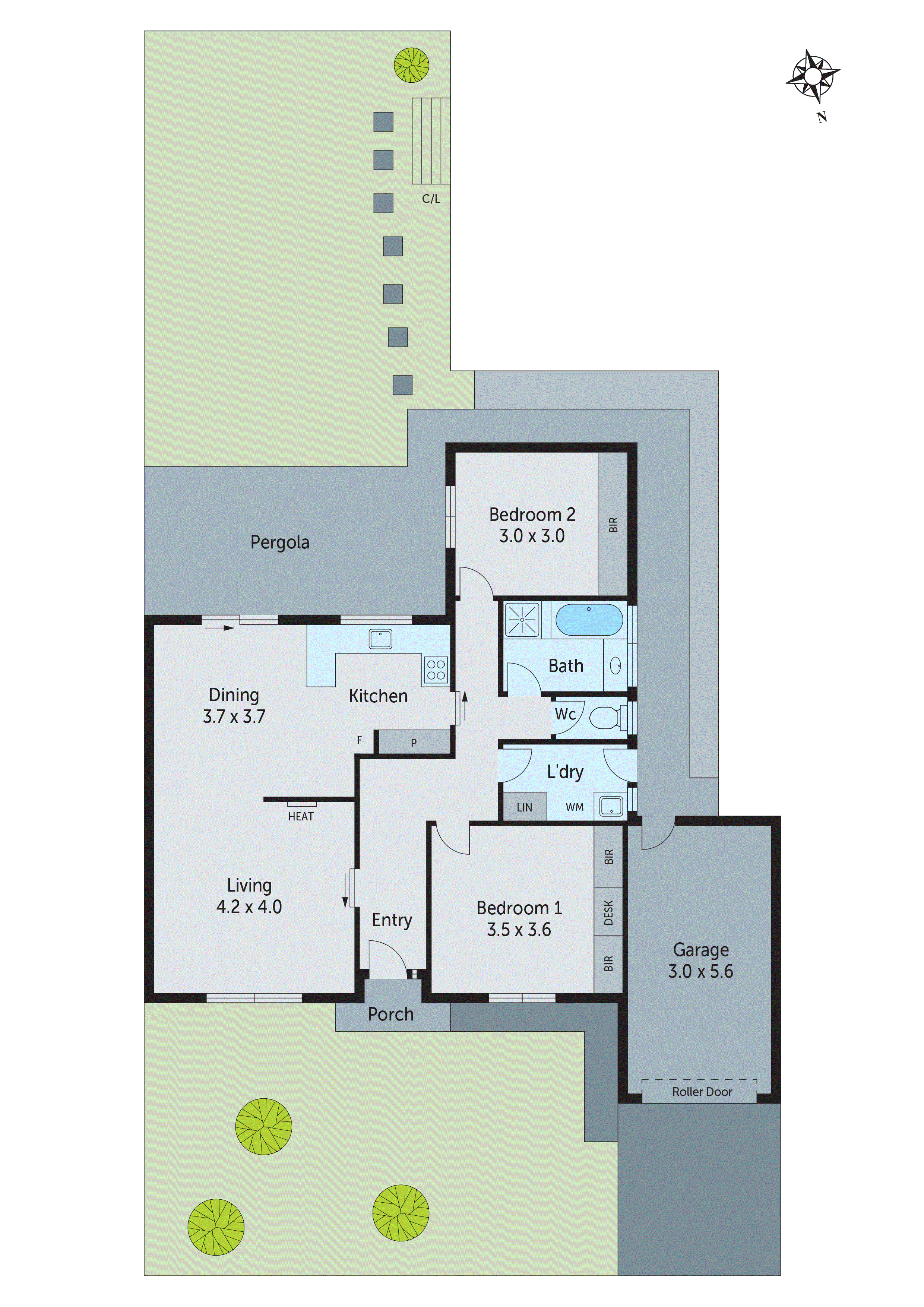 2/111 Wilsons Road, Newcomb VIC 3219 - Floorplan