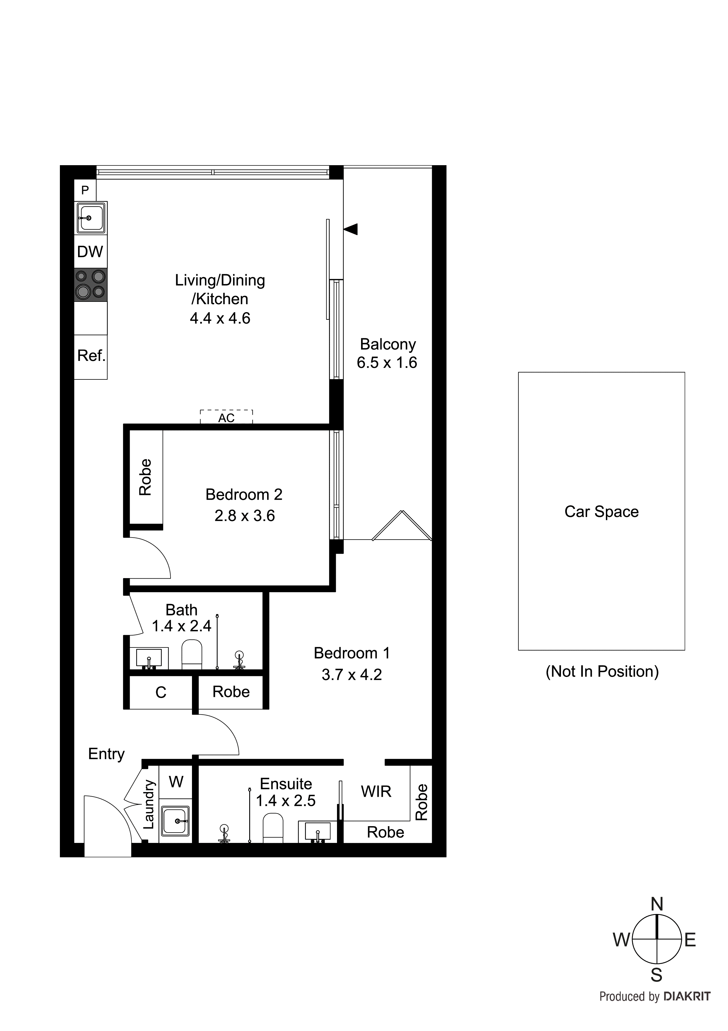 211/109 Mcleod Road, Patterson Lakes VIC 3197 - Floorplan
