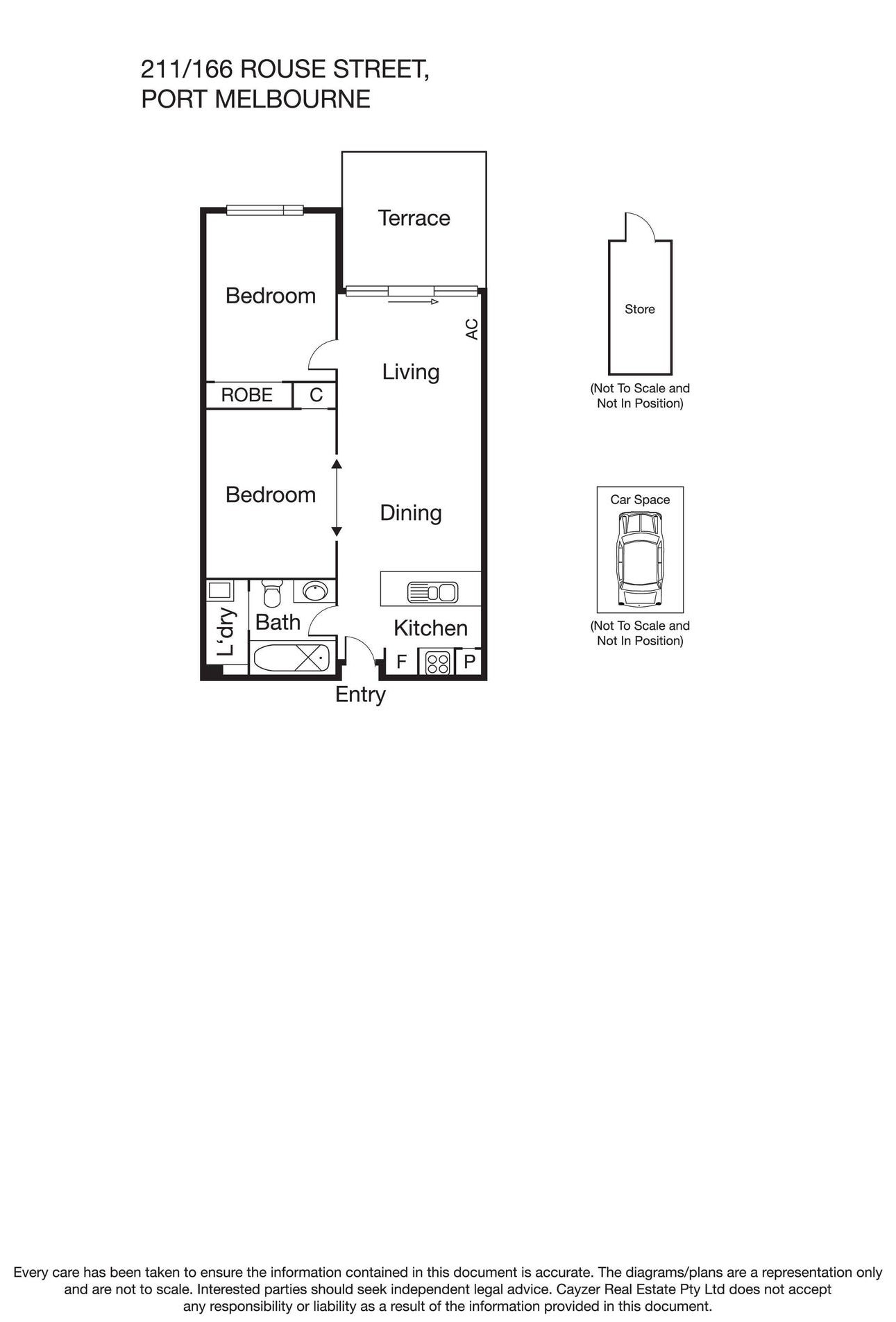 211/166 Rouse Street, Port Melbourne VIC 3207 - Floorplan
