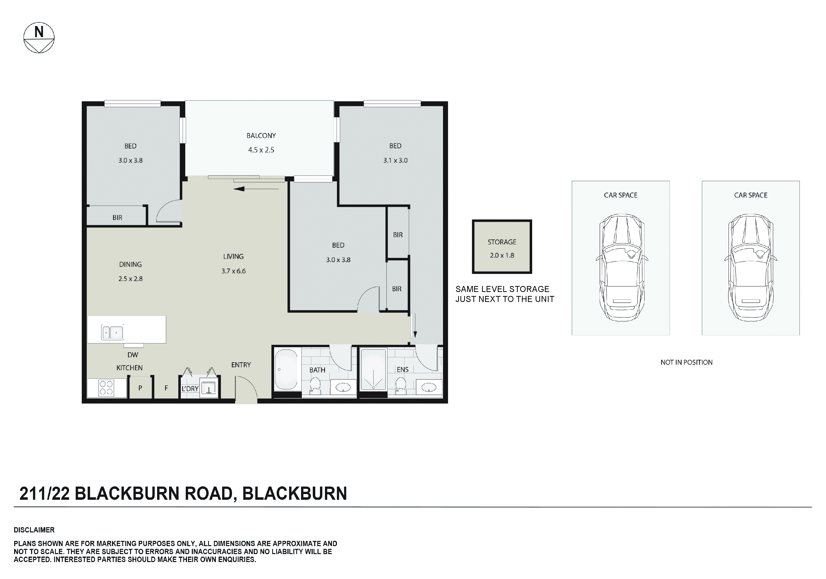211/22 Blackburn Road, Blackburn VIC 3130 - Floorplan