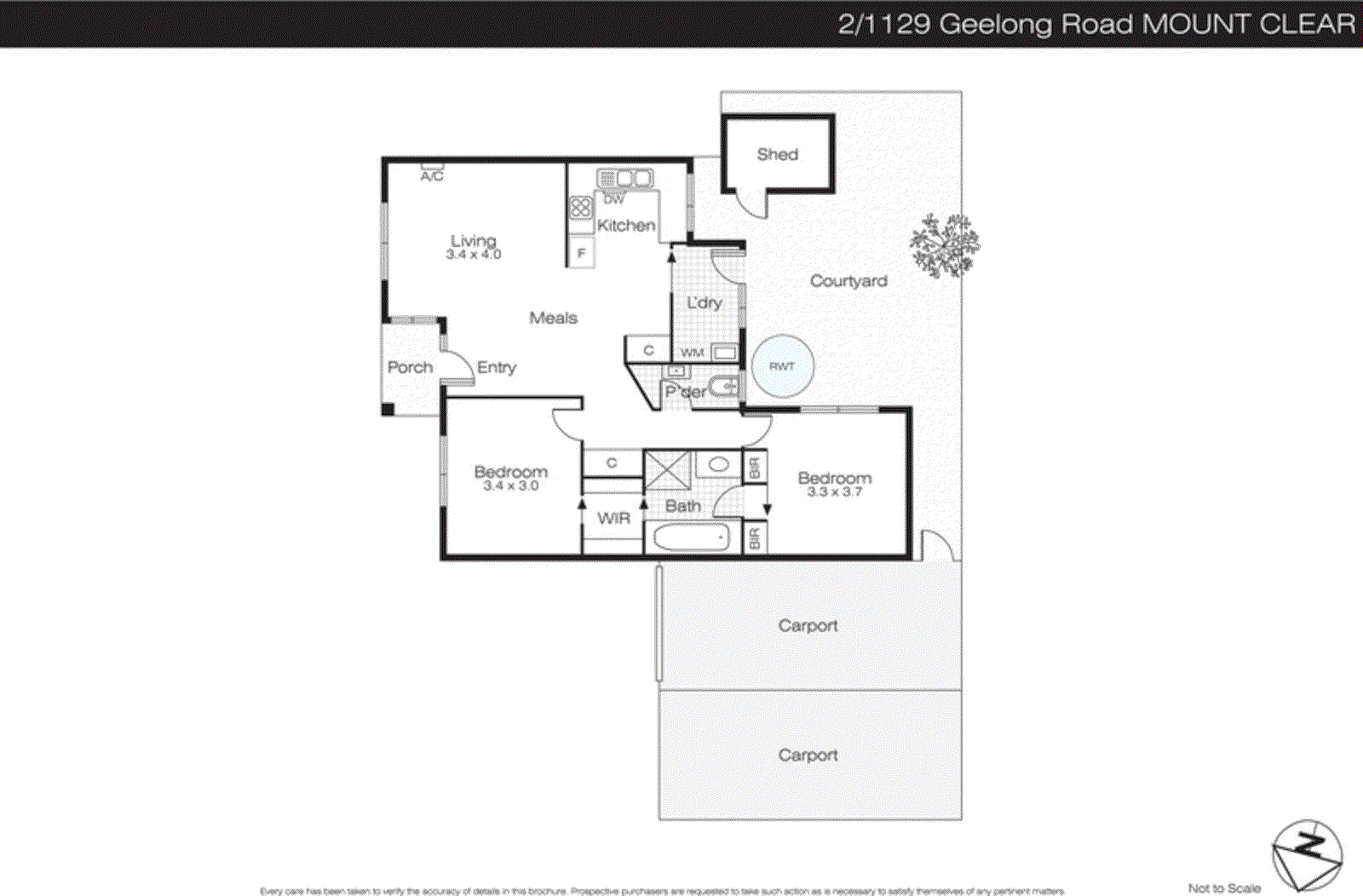 2/1129 Geelong Road, Mount Clear VIC 3350 - Floorplan
