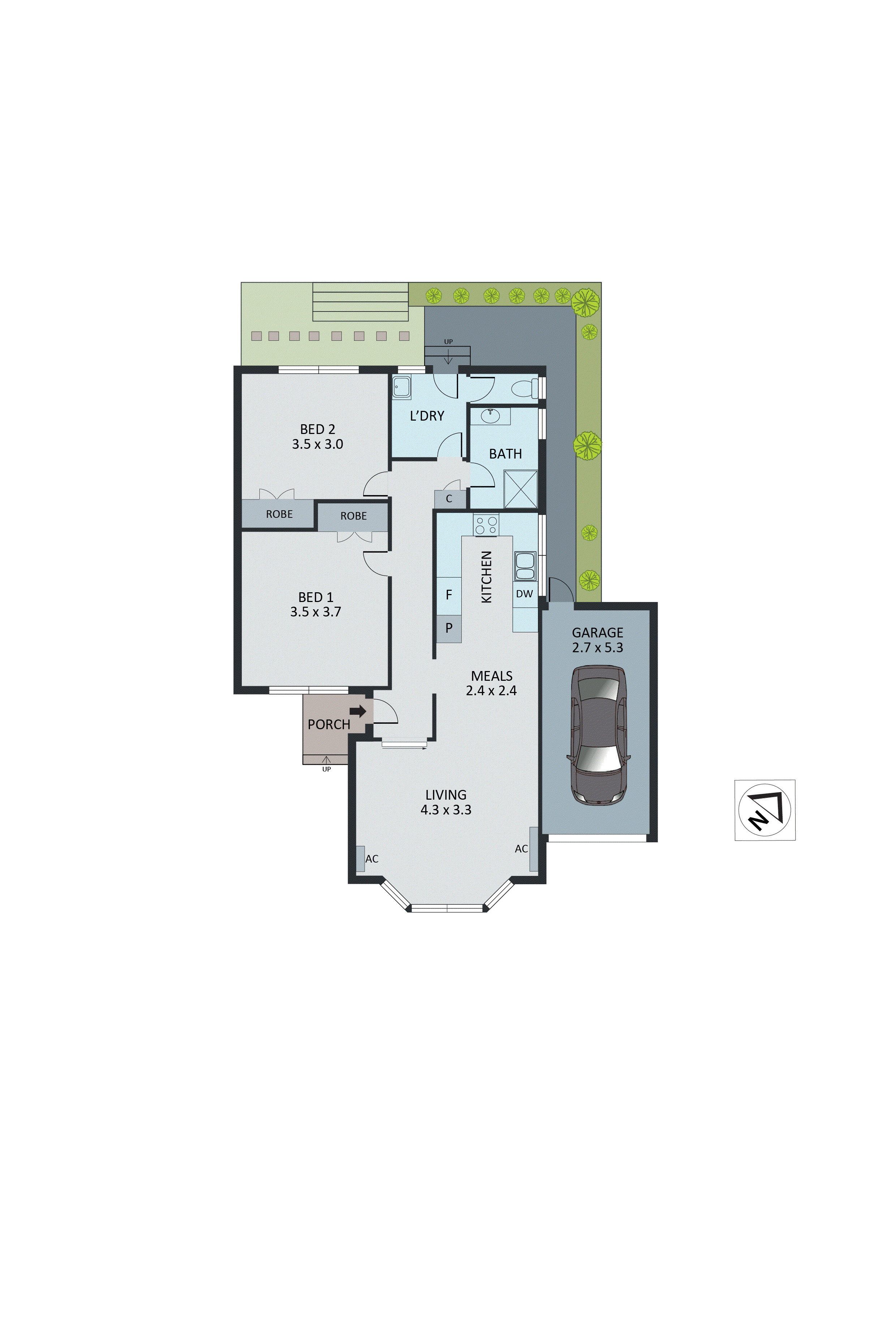 2/113 Warrigal Road, Mentone VIC 3194 - Floorplan
