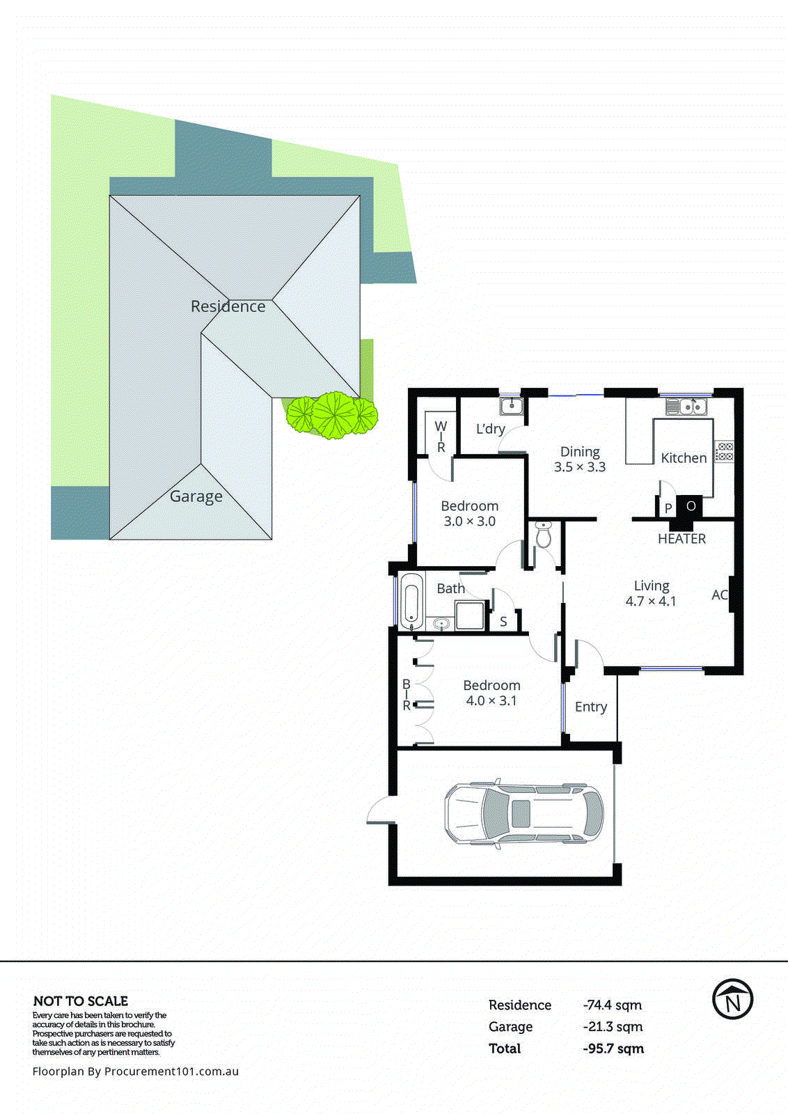 2/115 Fordholm Road, Hampton Park VIC 3976 - Floorplan
