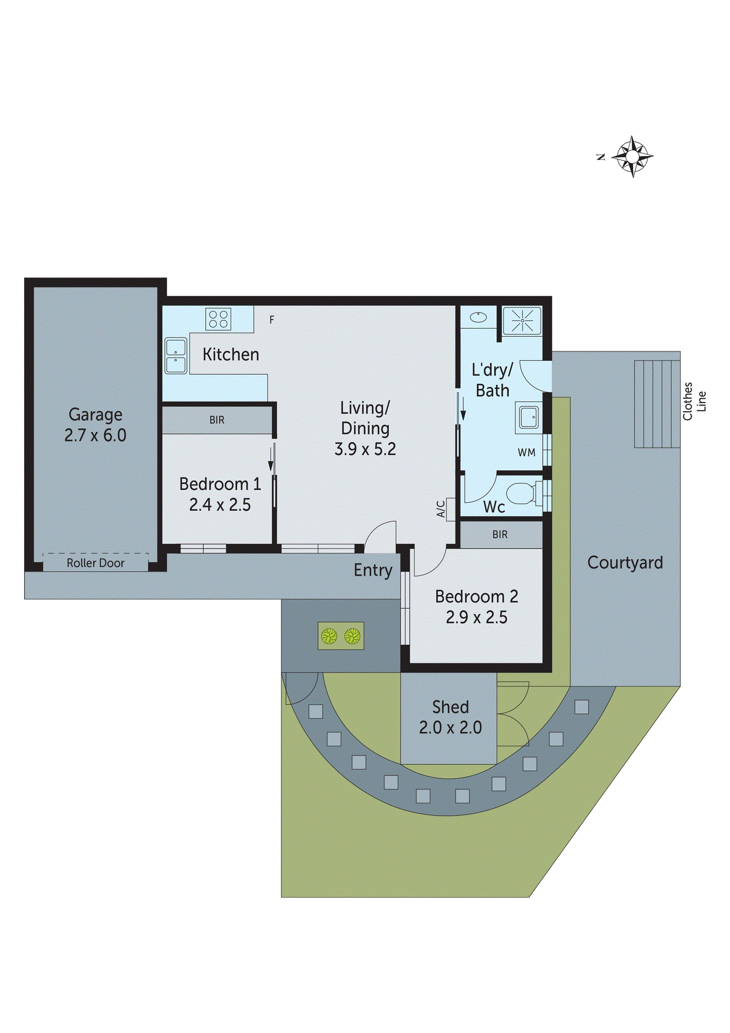 2/117-121 Solar Drive, Whittington VIC 3219 - Floorplan