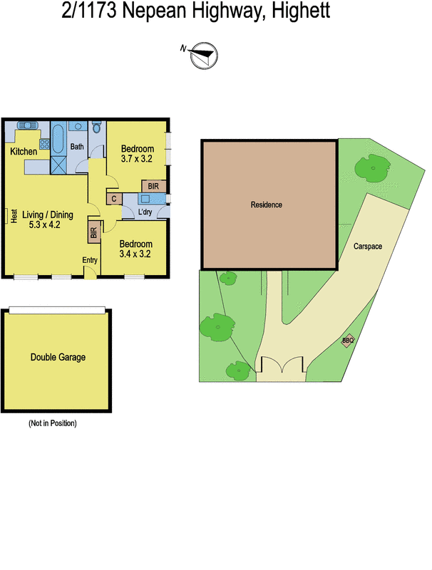 2/1173 Nepean Highway, Highett VIC 3190 - Floorplan