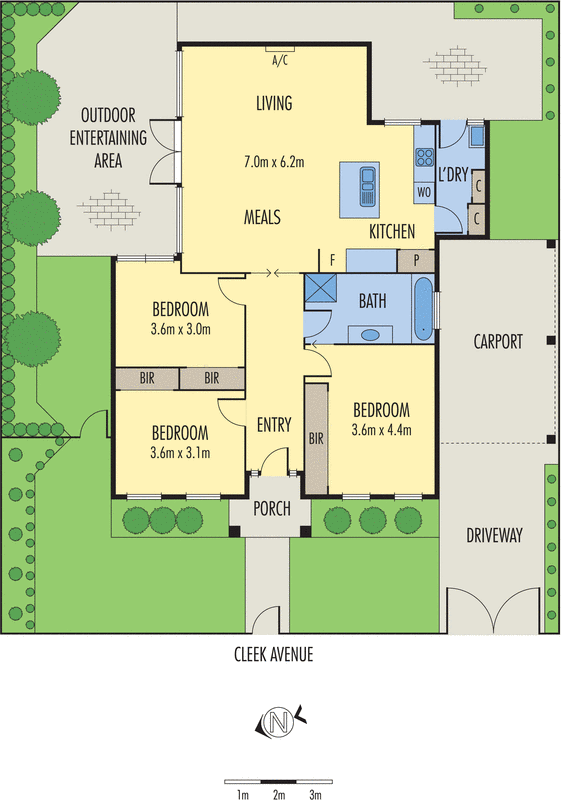 2/1180 North (Fronting Cleek Avenue) Road, Oakleigh South VIC 3167 - Floorplan
