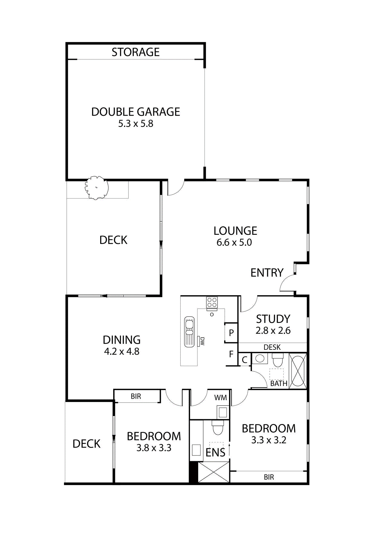 2/119 Marriage Road, Brighton East VIC 3187 - Floorplan