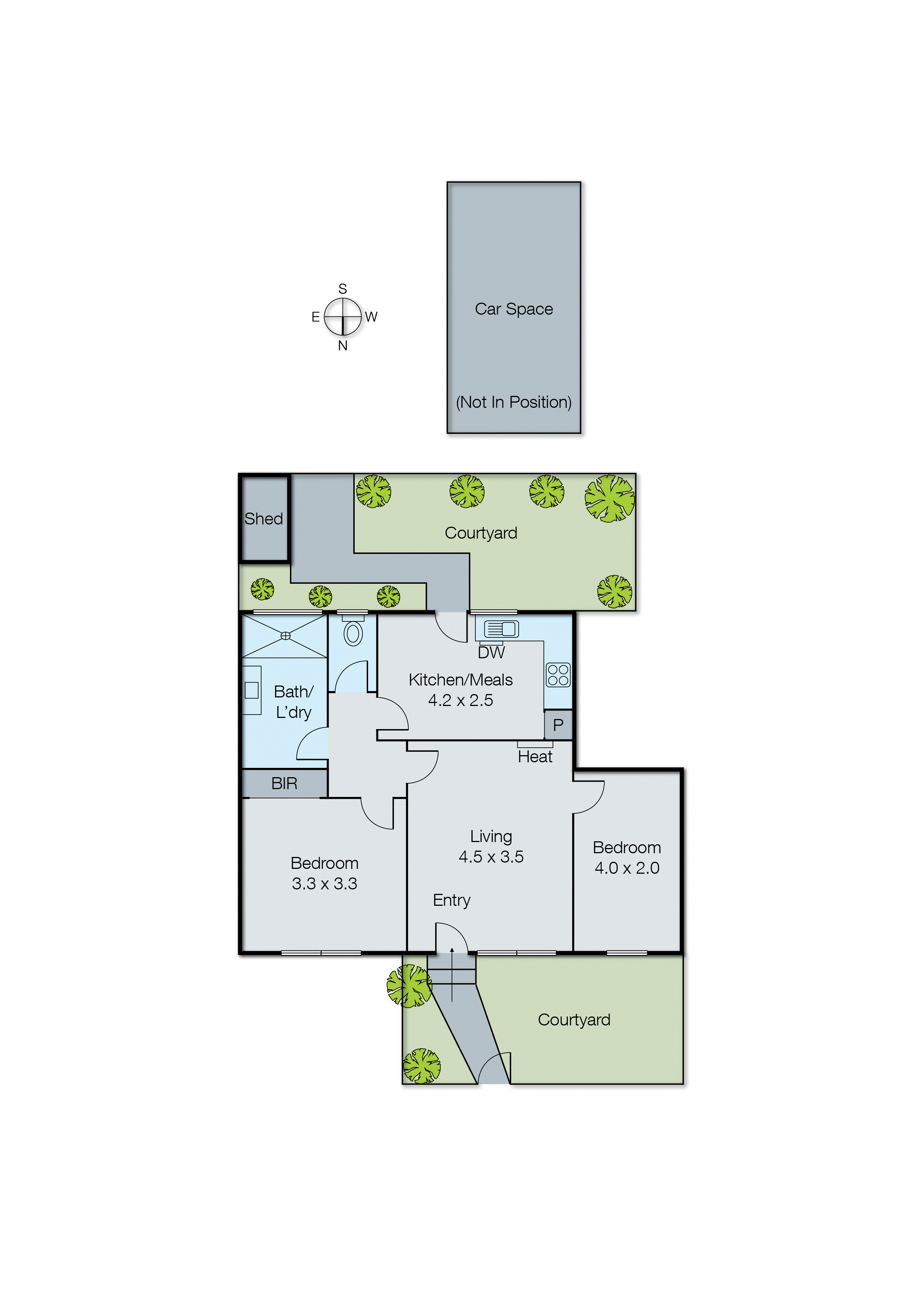 2/12 Curtin Street, Bentleigh East VIC 3165 - Floorplan