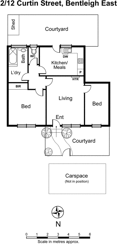 2/12 Curtin Street, Bentleigh East VIC 3165 - Floorplan