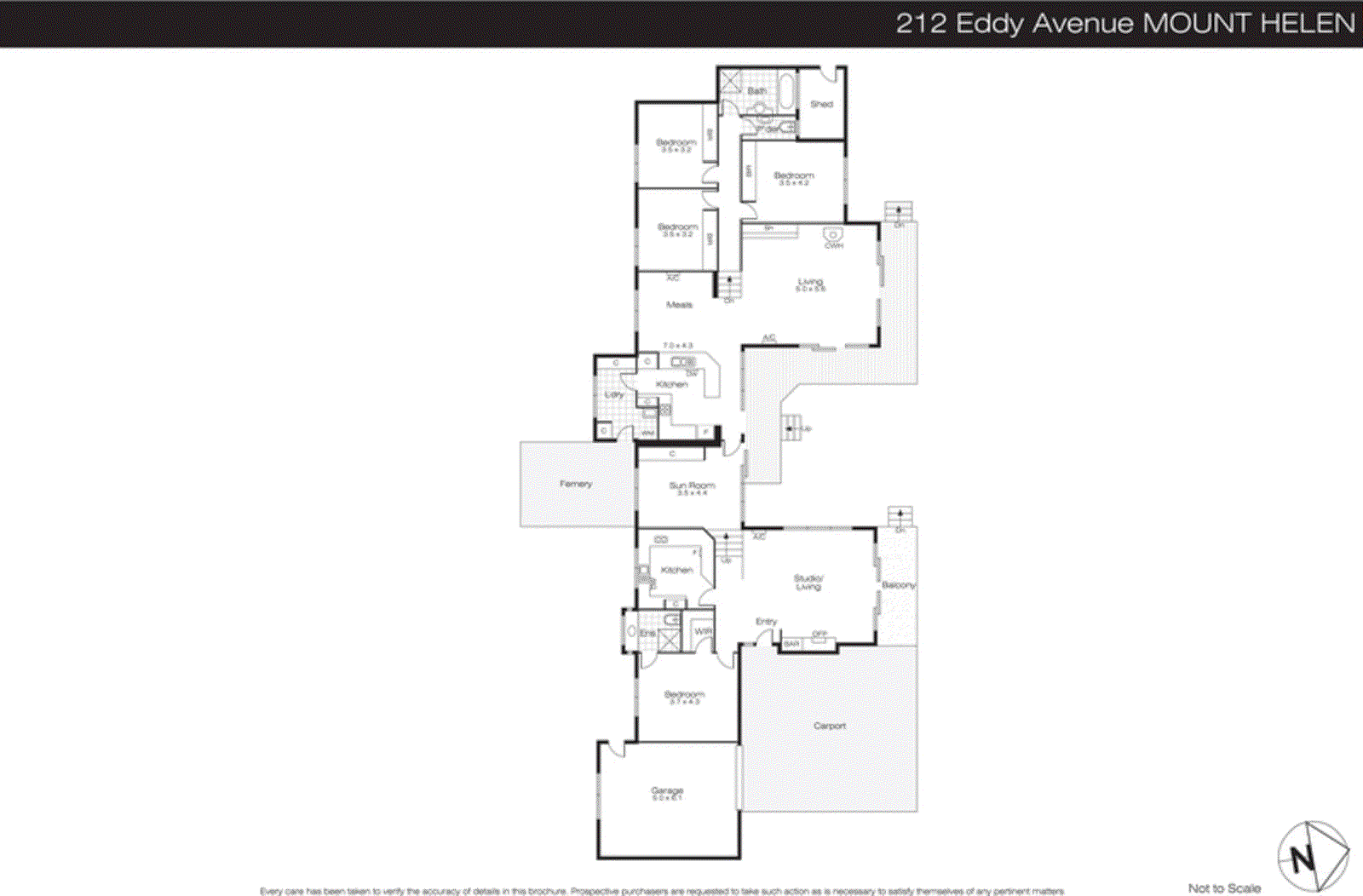 212 Eddy Avenue, Mount Helen VIC 3350 - Floorplan
