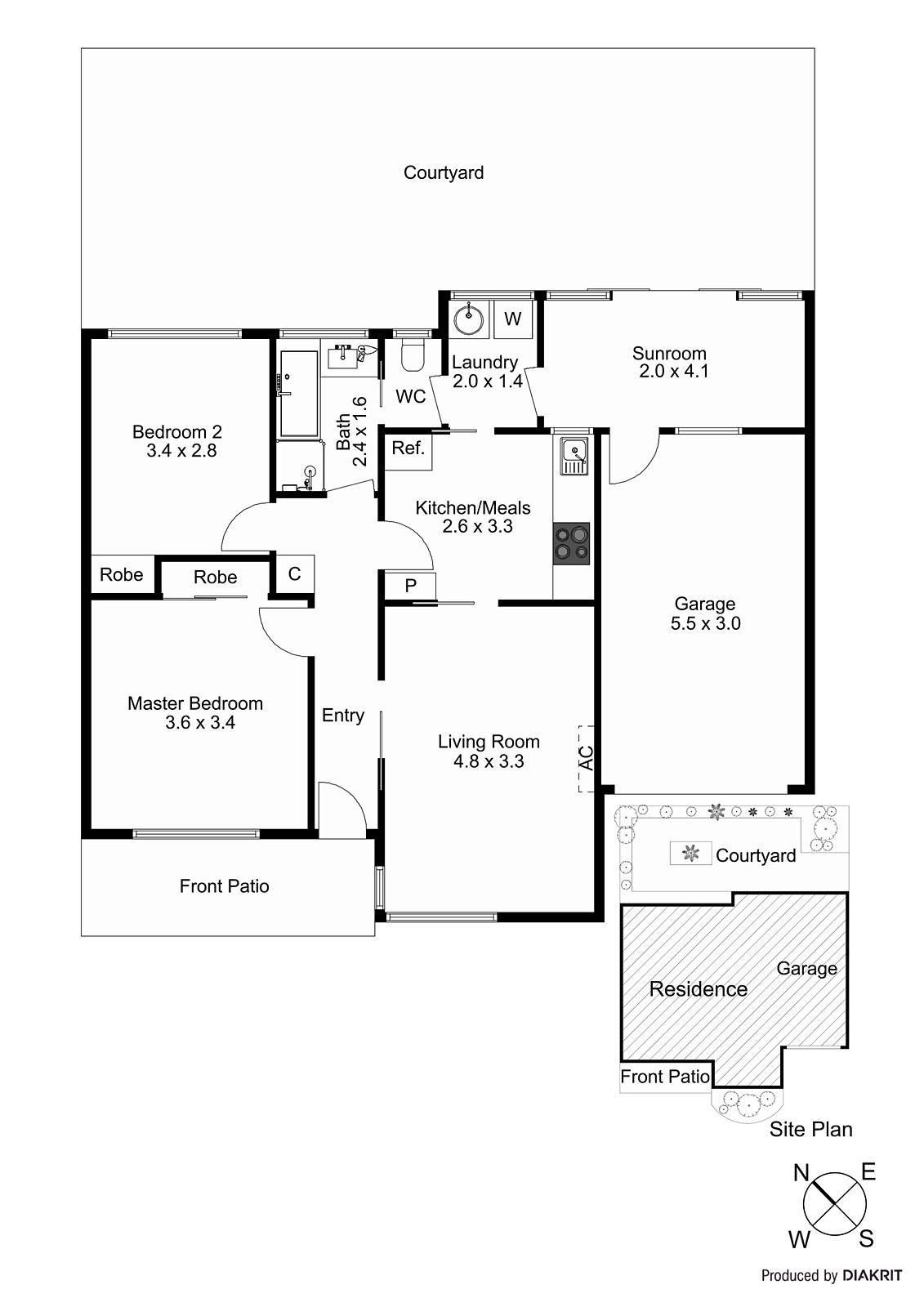2/12 Golden Avenue, Bonbeach VIC 3196 - Floorplan