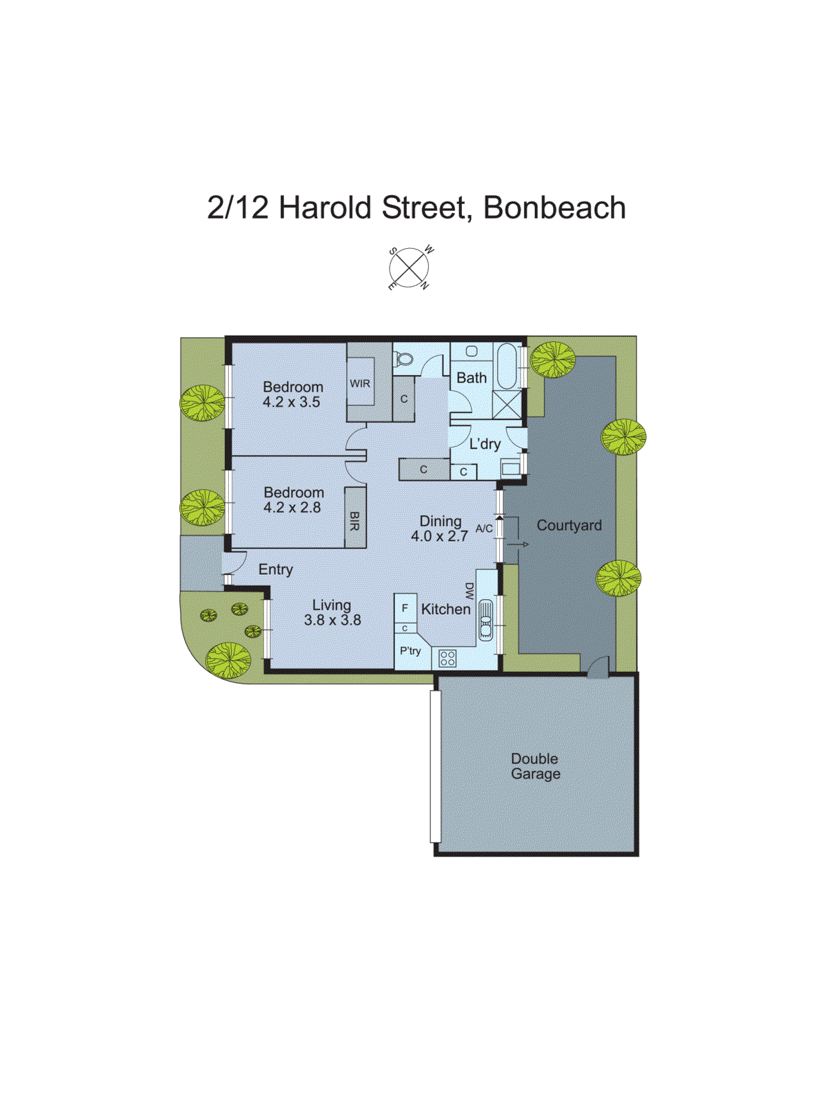 2/12 Harold Street, Bonbeach VIC 3196 - Floorplan