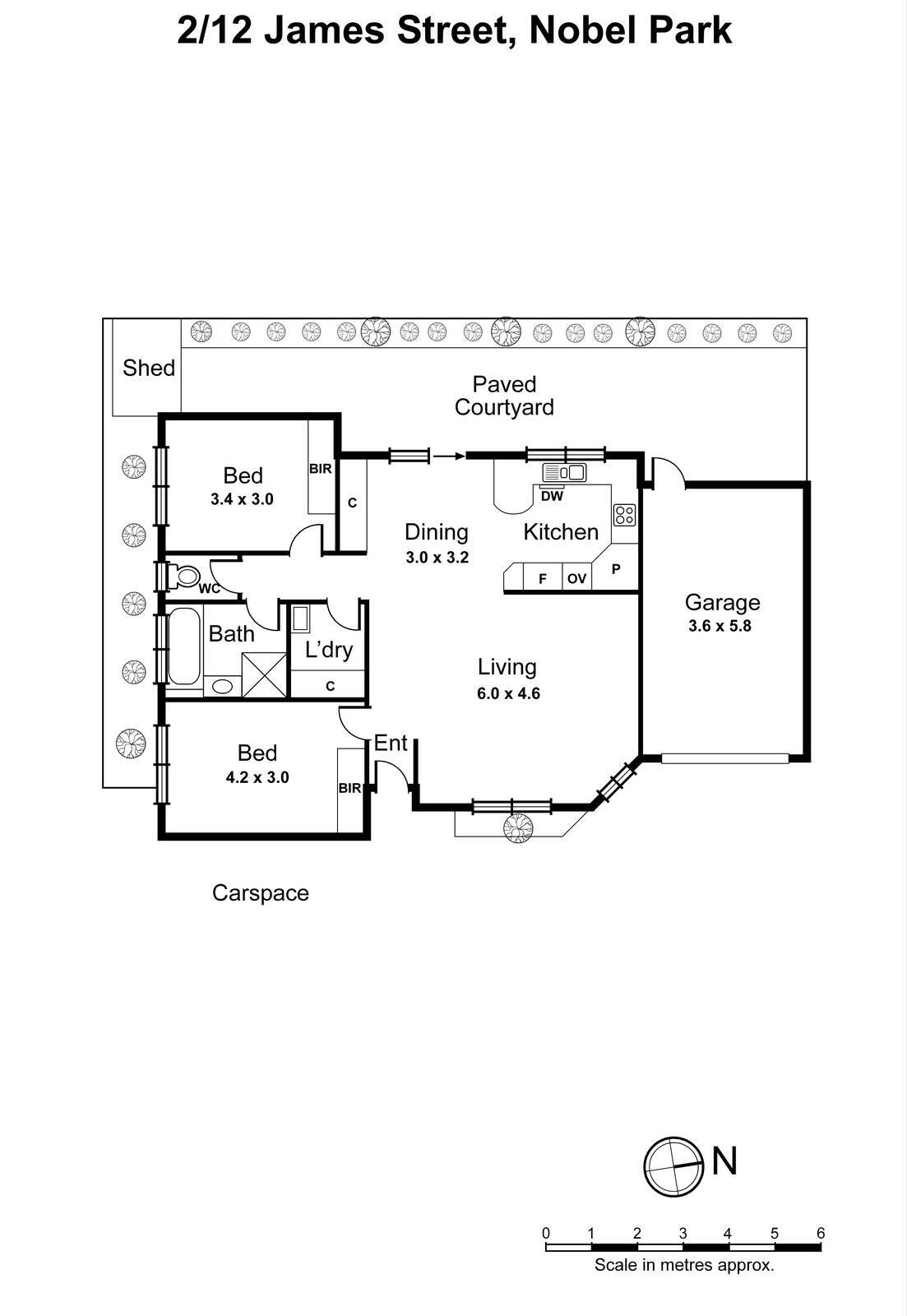 2/12 James Street, Noble Park VIC 3174 - Floorplan