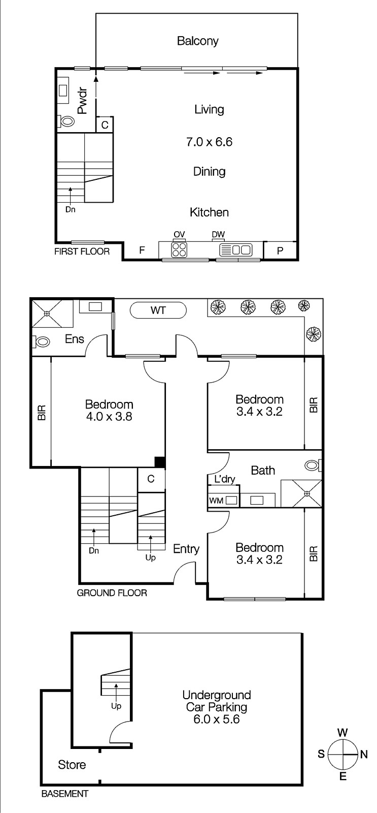 2/12 Karrakatta Street, Black Rock VIC 3193 - Floorplan