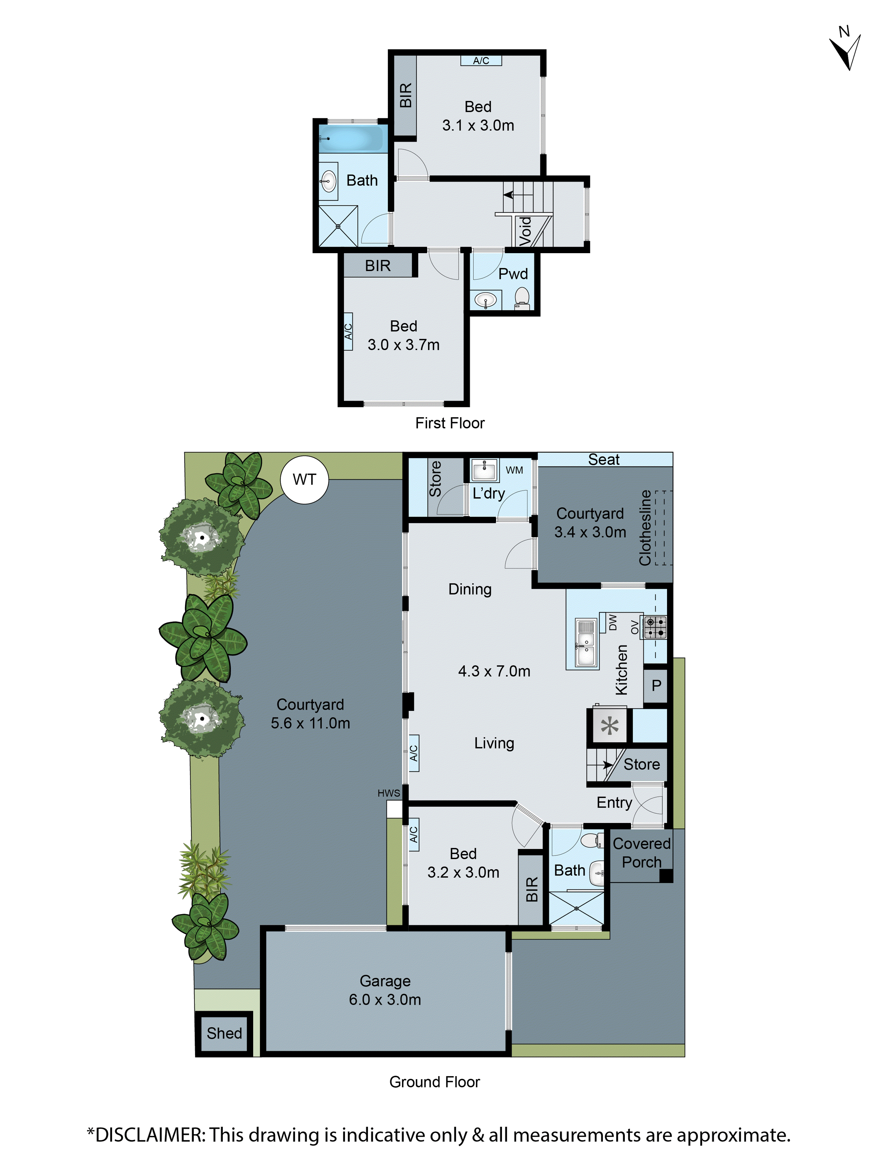2/12 Leroux Street, Oakleigh VIC 3166 - Floorplan