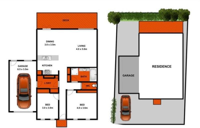 2/12 Loris Close, GROVEDALE VIC 3216 - Floorplan