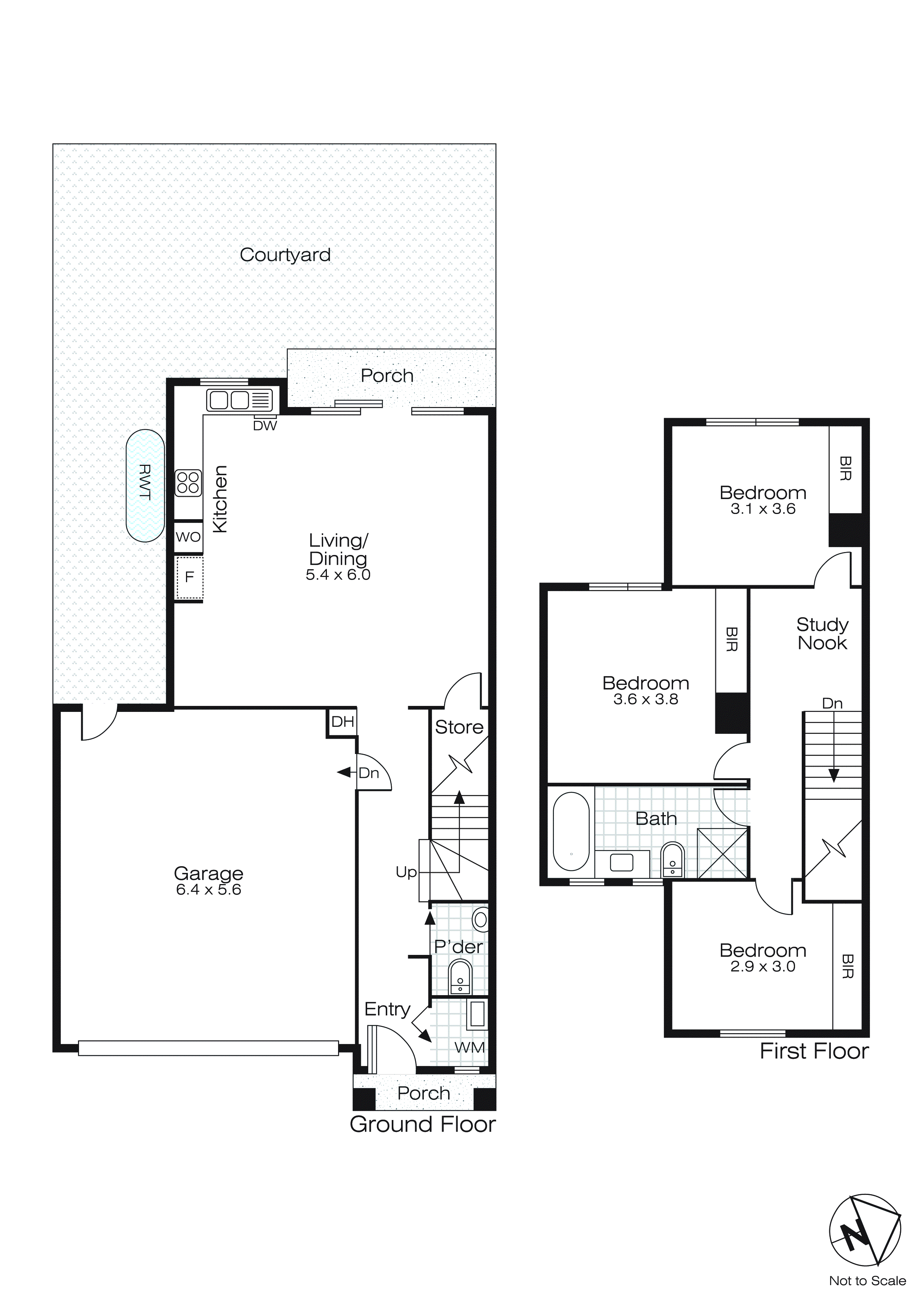 2/12 Stanbury Avenue, Canadian VIC 3350 - Floorplan